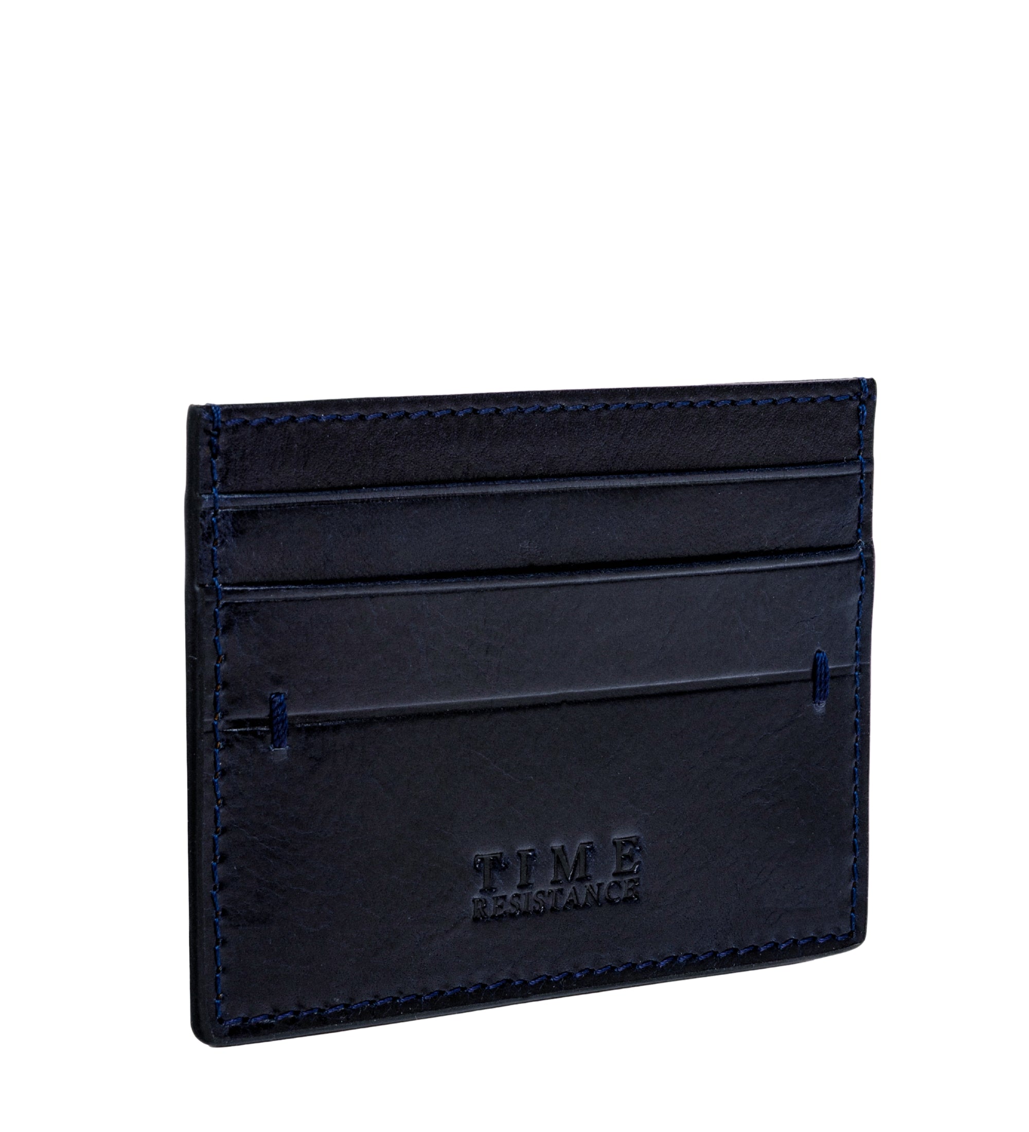 Womens Leather Credit Card Case Business Card Case - Fireflies