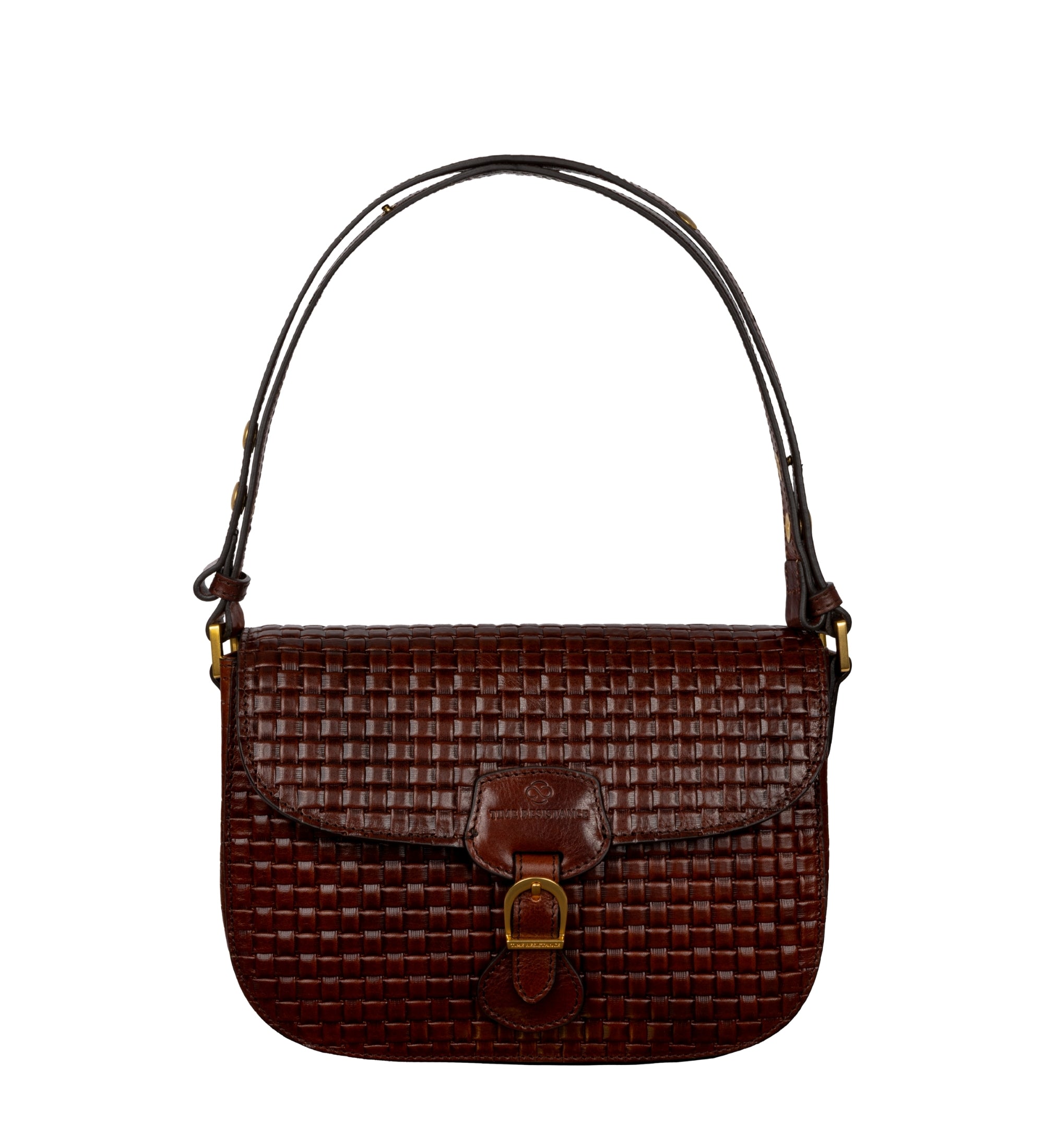 Womens Leather Saddle Bag - Romola