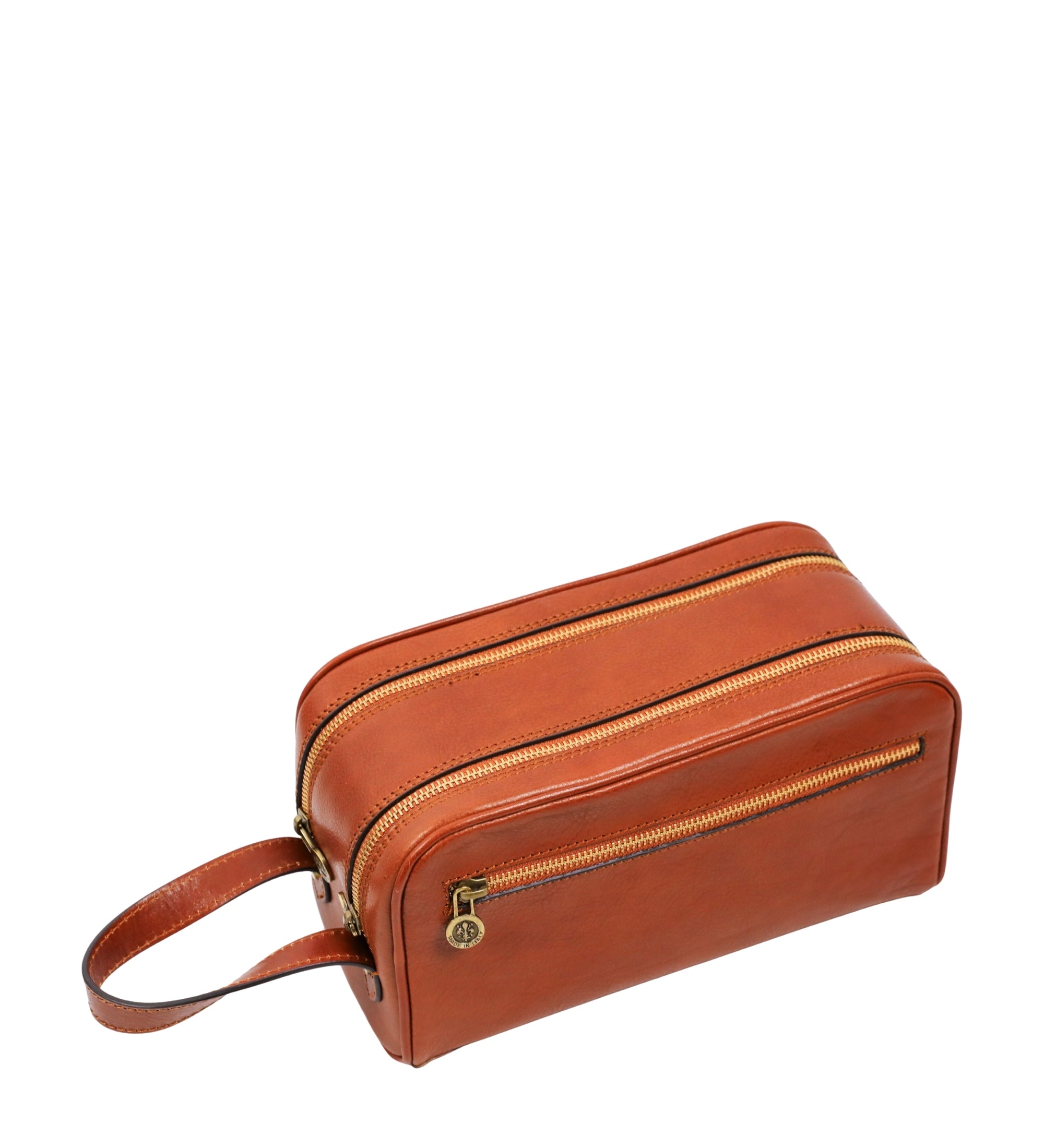 Leather Cosmetic Bag Dopp Kit - All the Kings Men