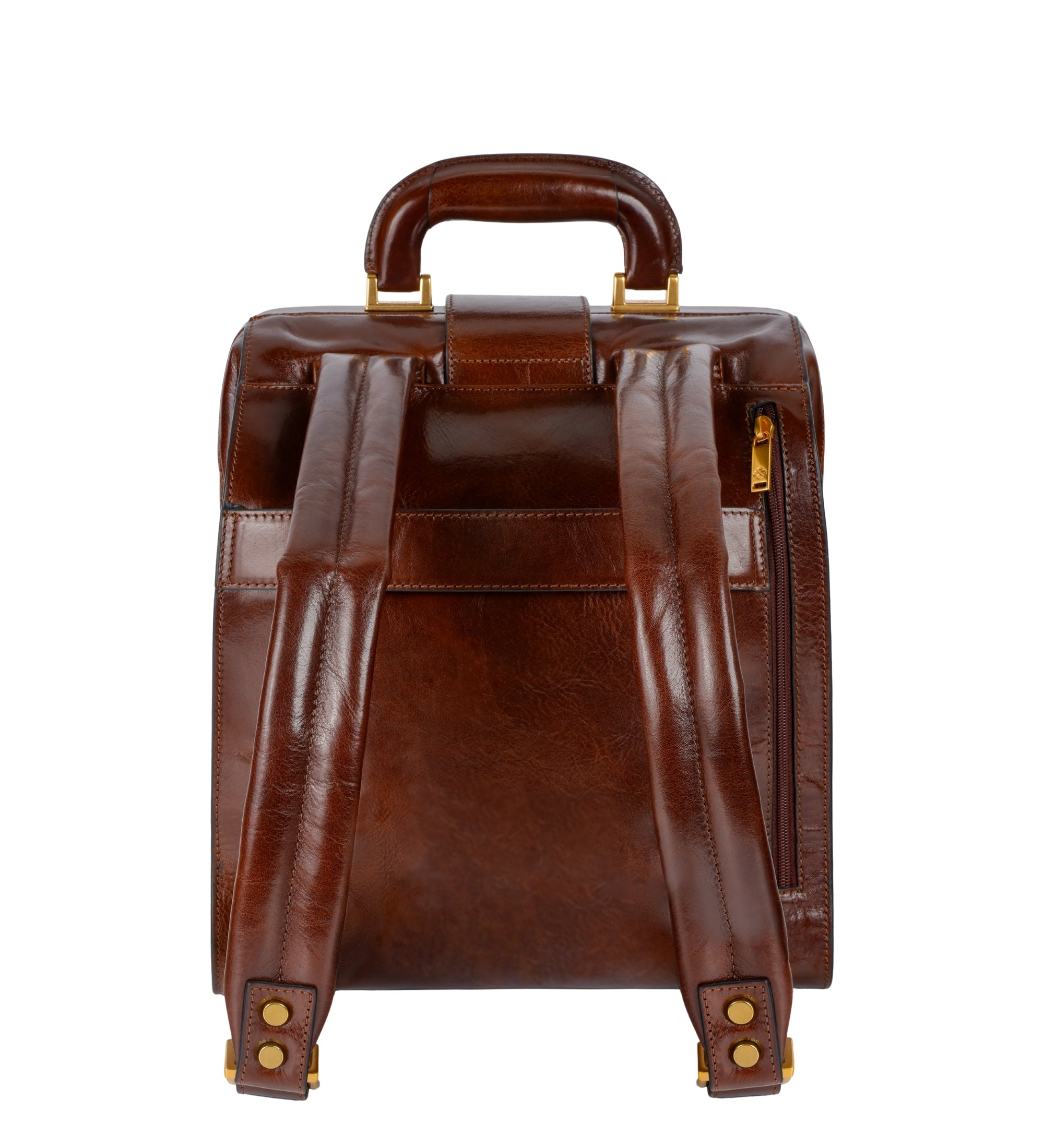 Leather Backpack - A Brief Story of Time