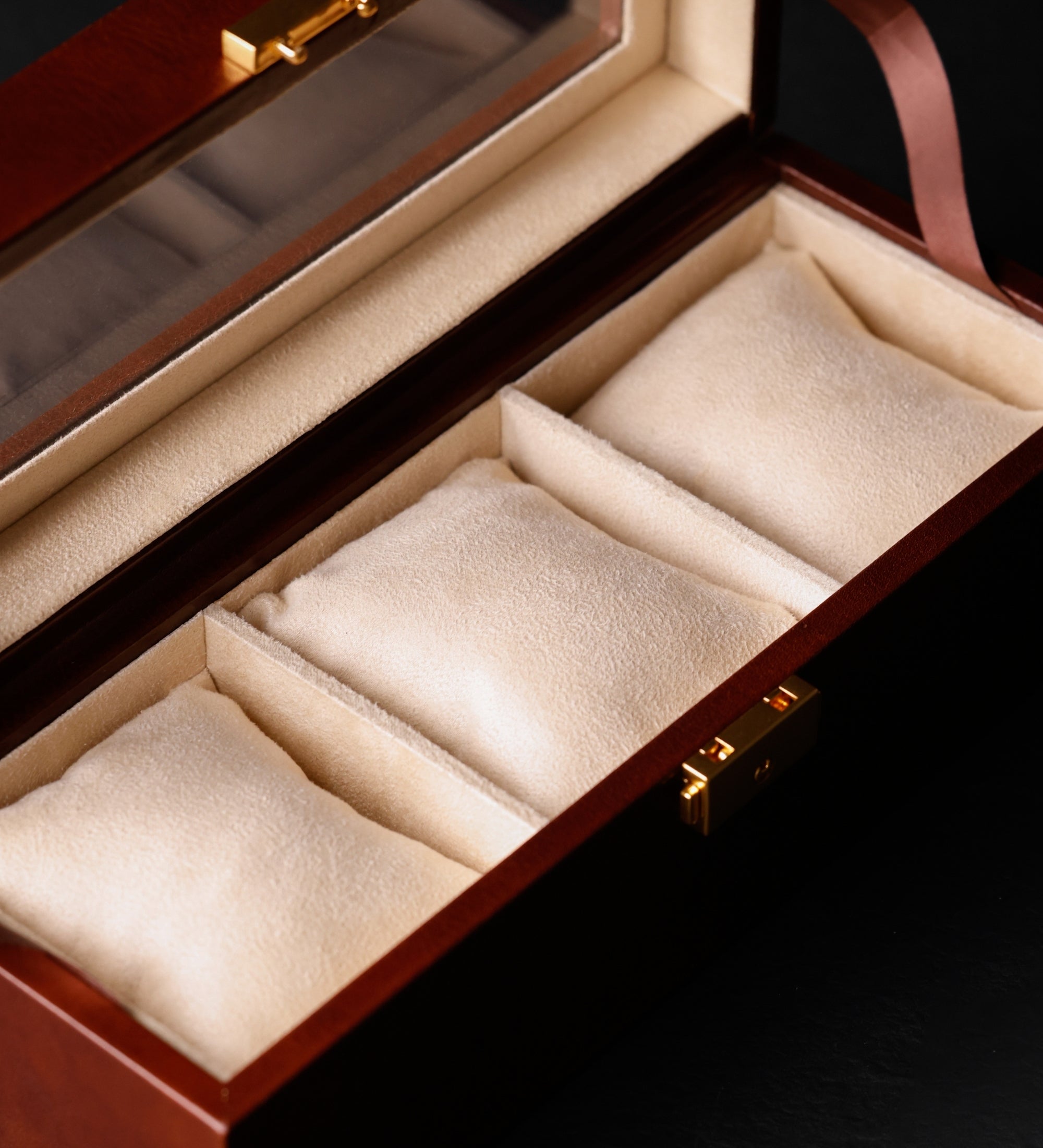 Womens Leather Watch Box, Watch Organizer - Silence