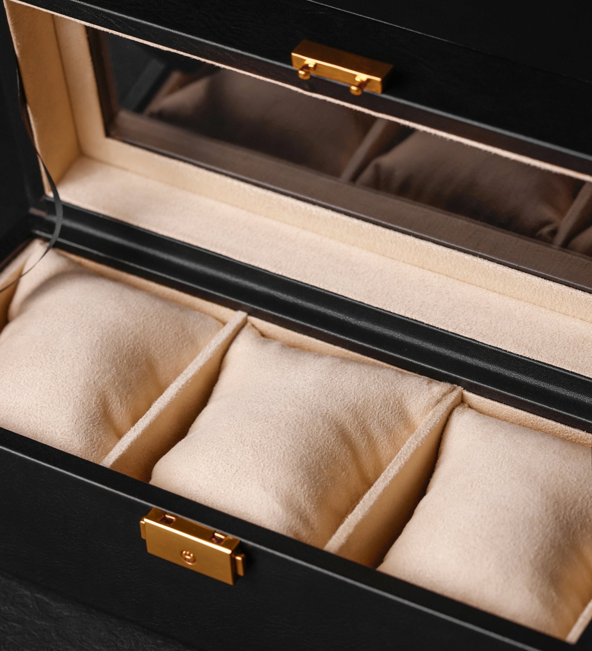 Leather Watch Box, Watch Organizer - Silence