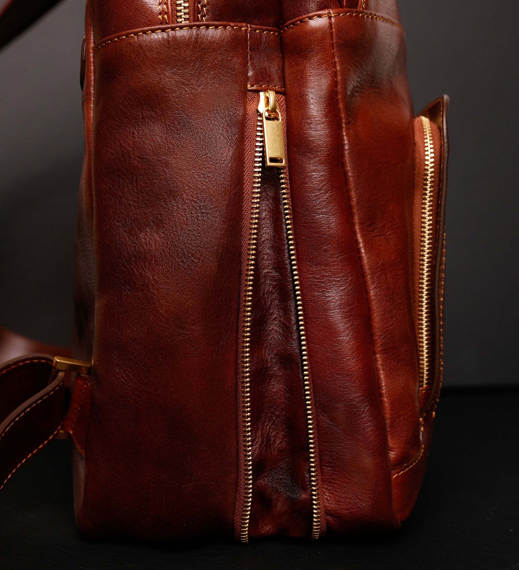 Leather Travel Backpack for Women - L.A. Confidential