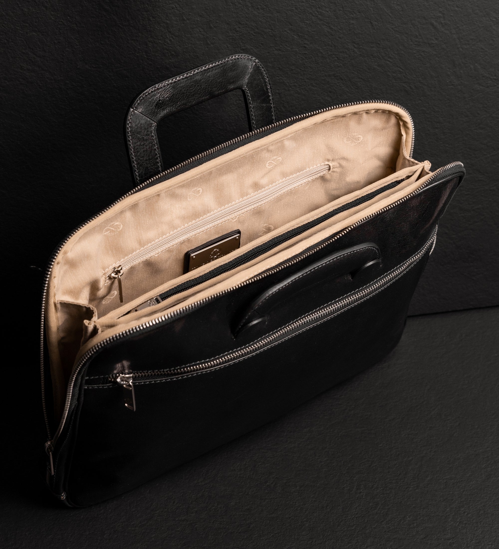 Womens Leather Briefcase Laptop Bag - Brave New World