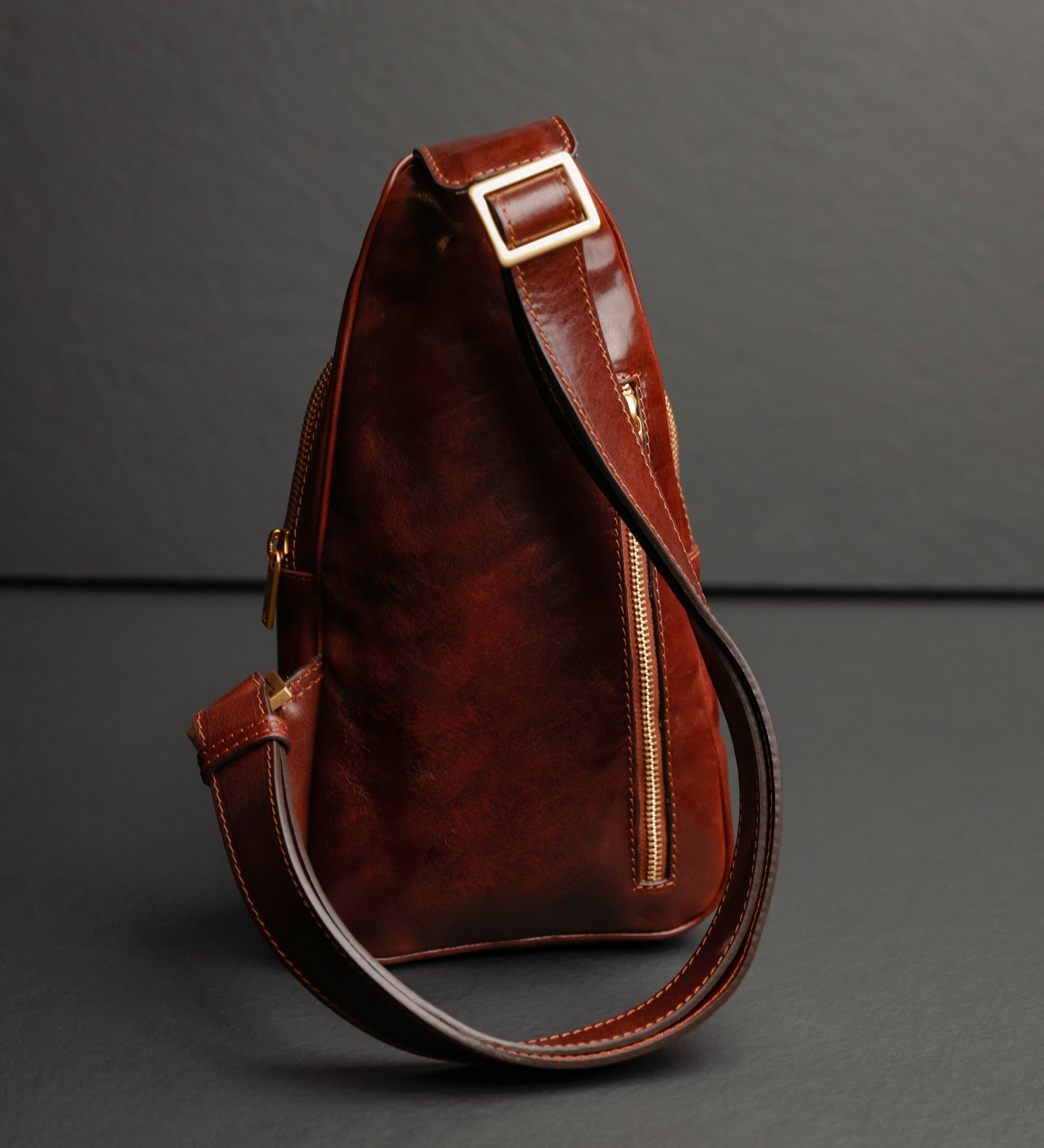 Leather Sling Bag - Catch-22