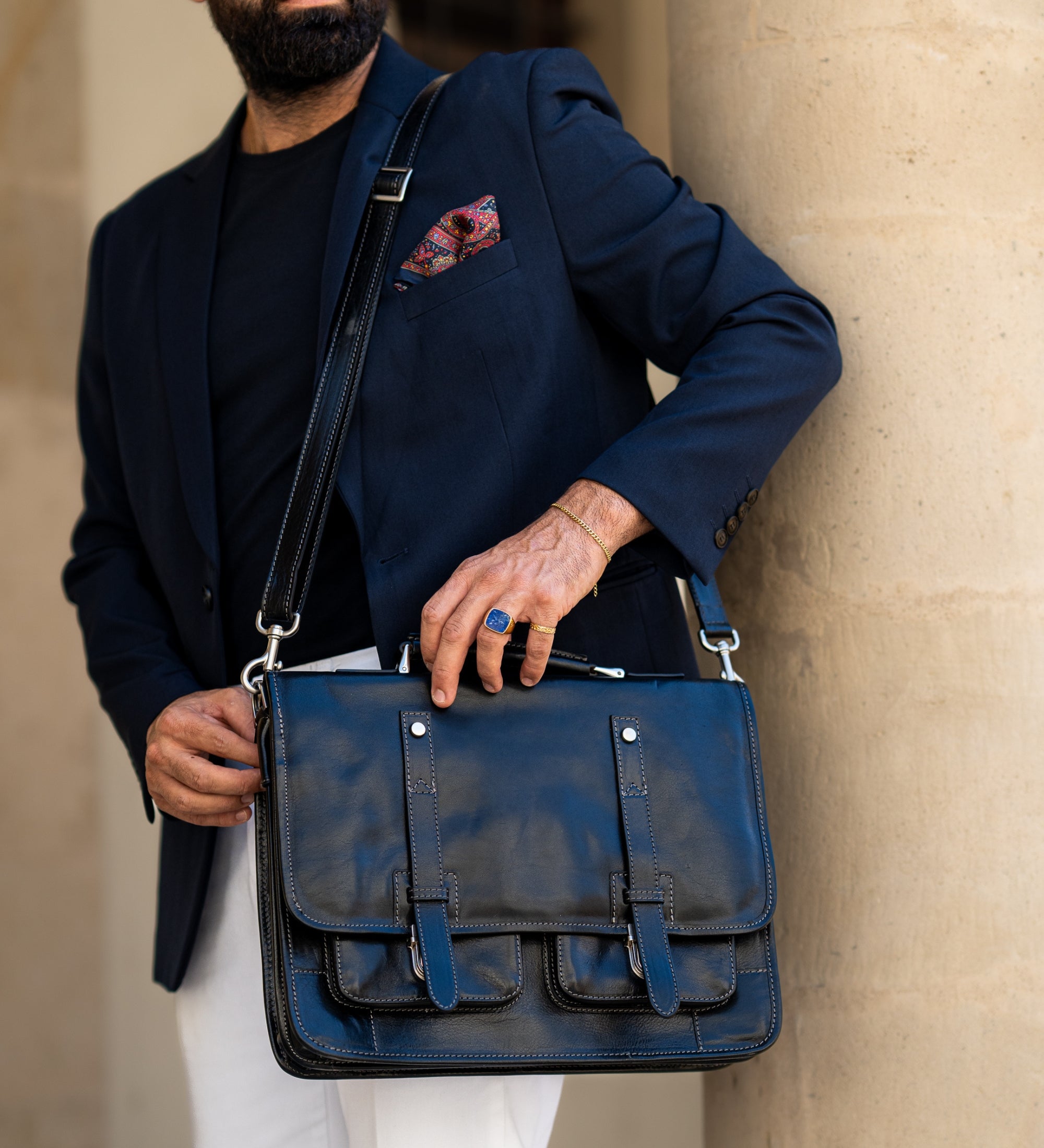 Leather Briefcase Backpack - A Midsummer Night's Dream