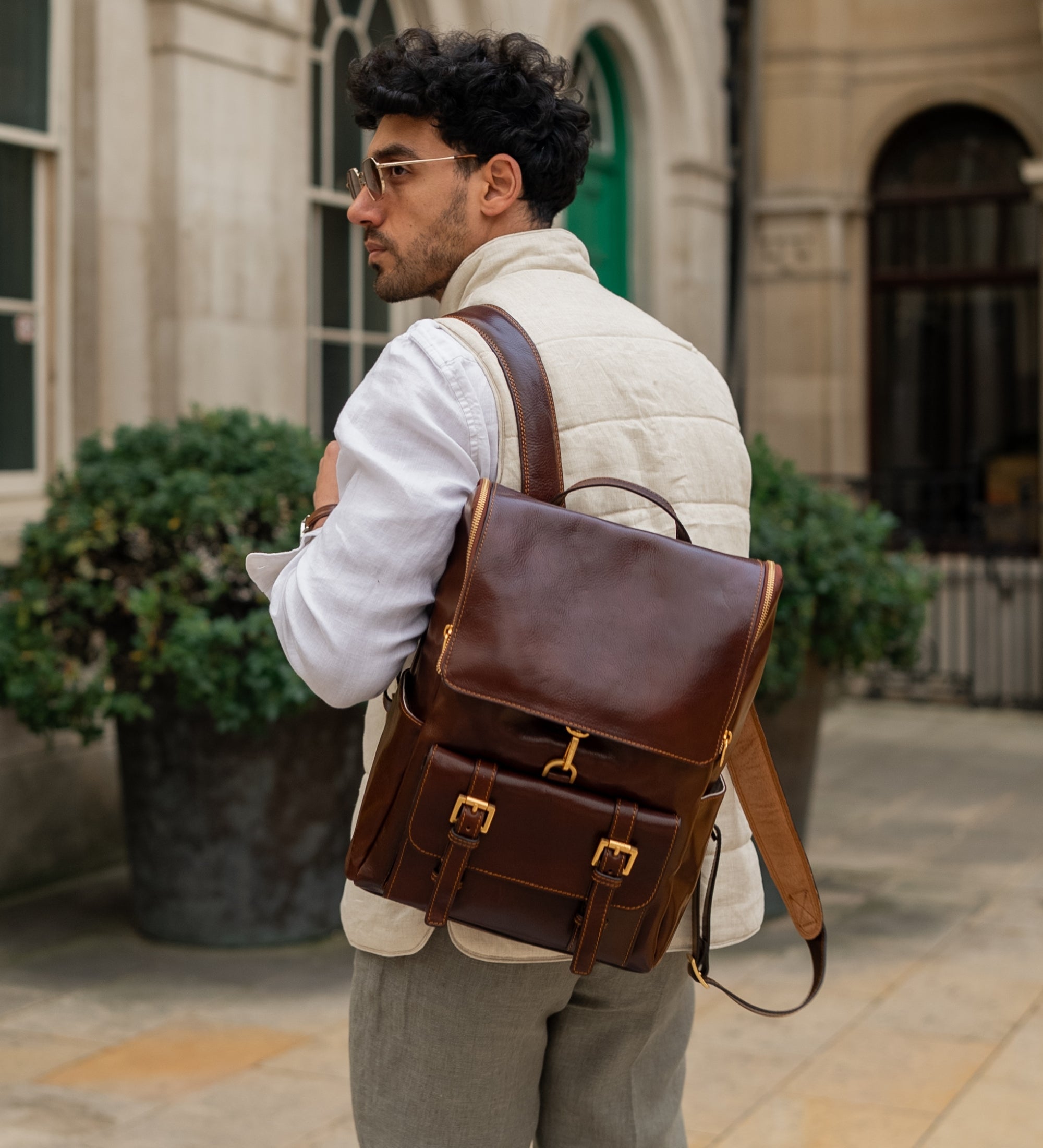 Large Leather Backpack - The Odyssey