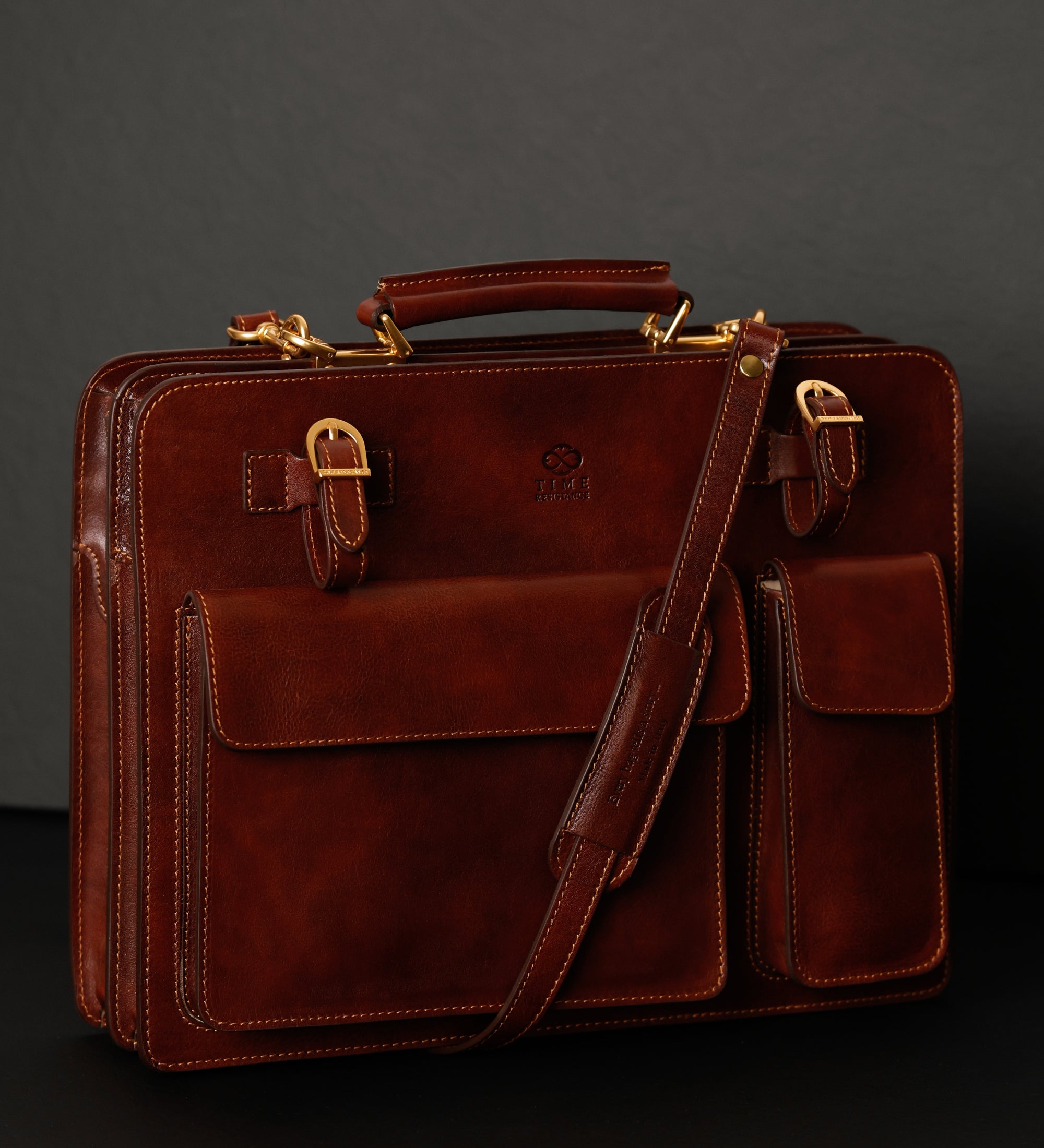 Leather Satchel Bag Briefcase - The Prophet