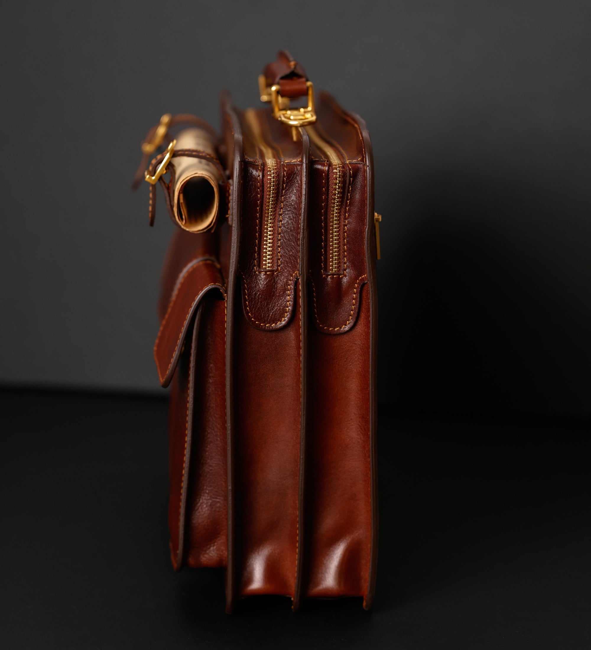 Leather Satchel Bag Briefcase - The Prophet