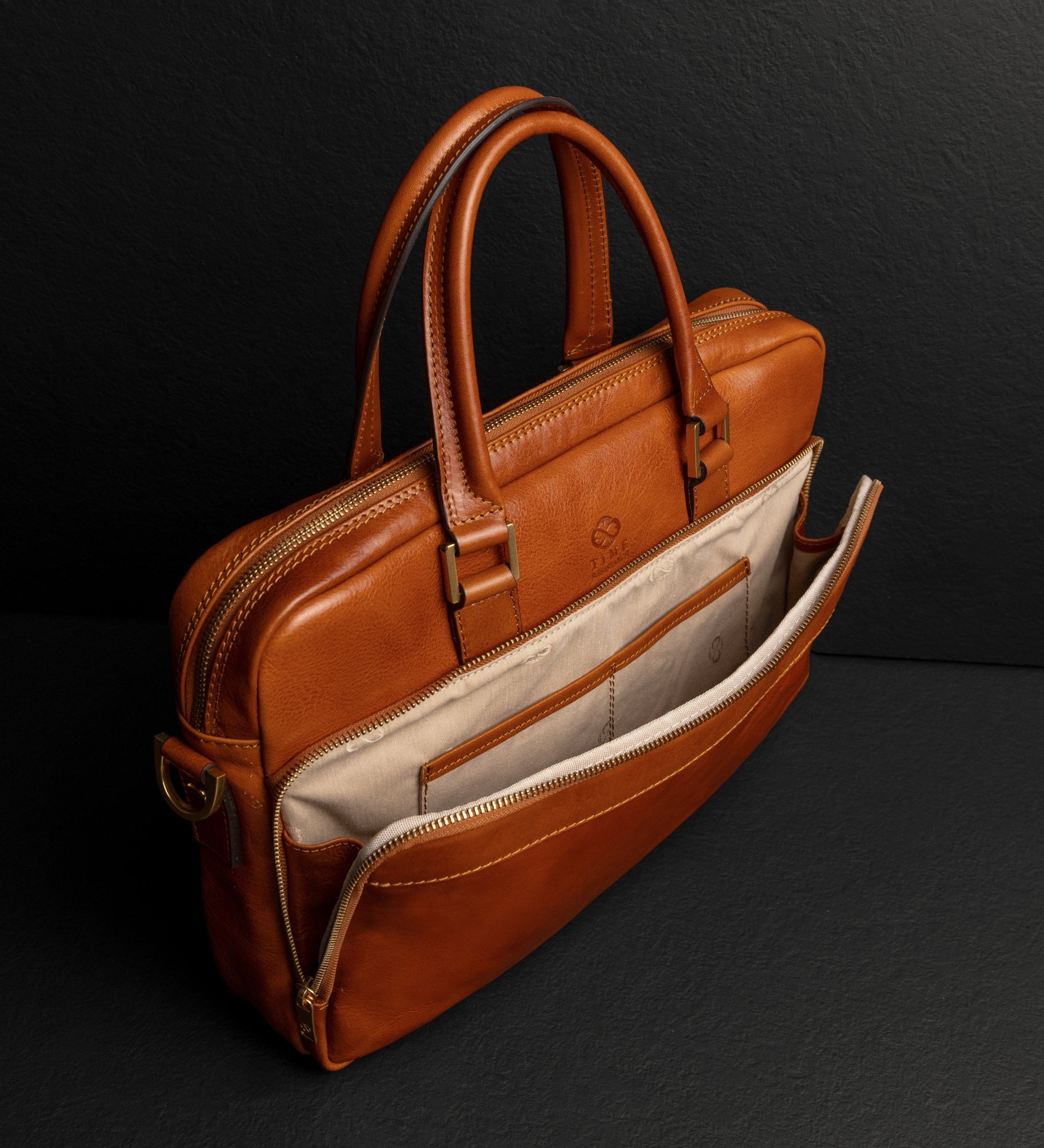 Womens Leather Briefcase Laptop Bag - Orlando