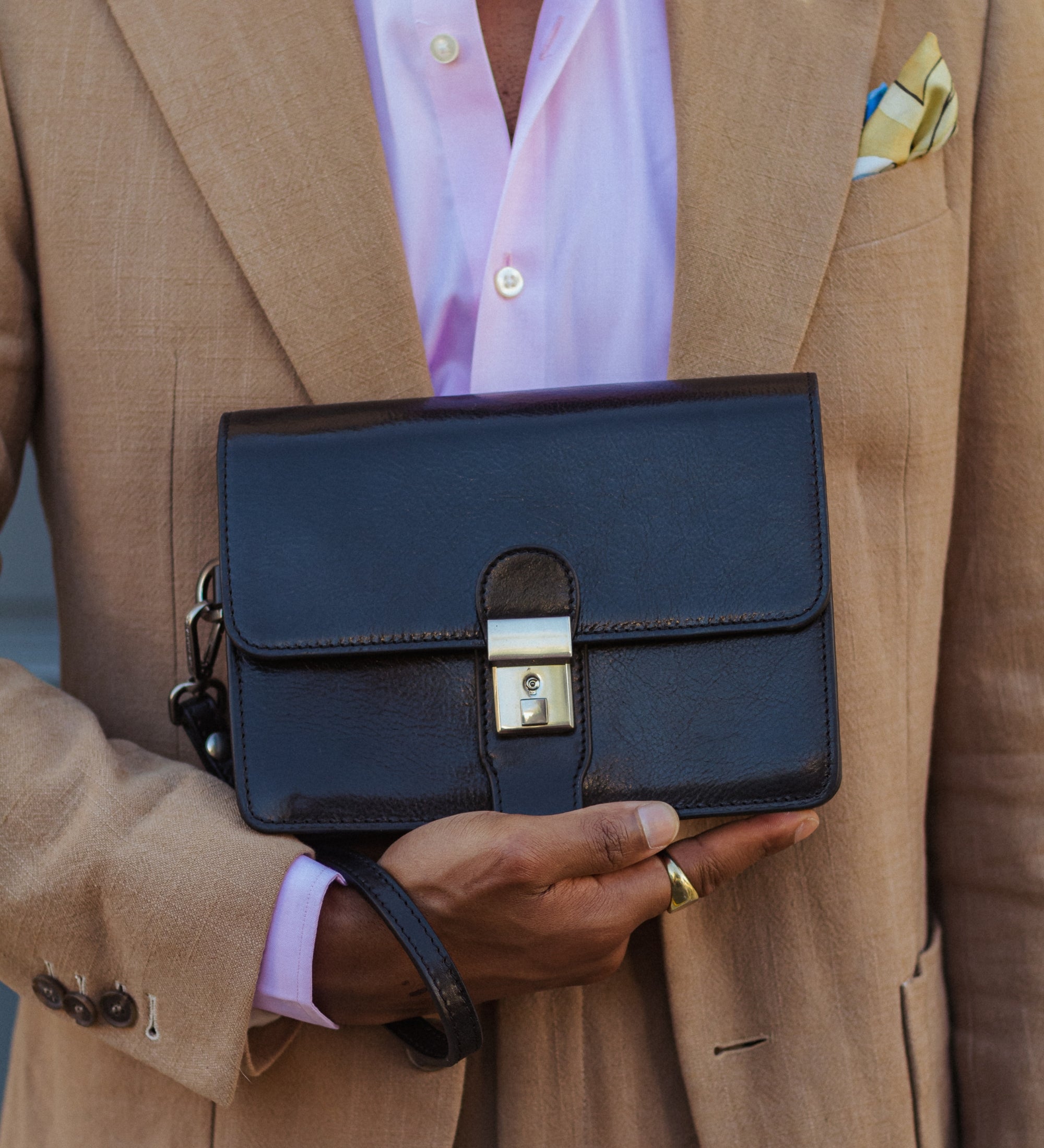 Leather Clutch Purse - The Maltese Falcon