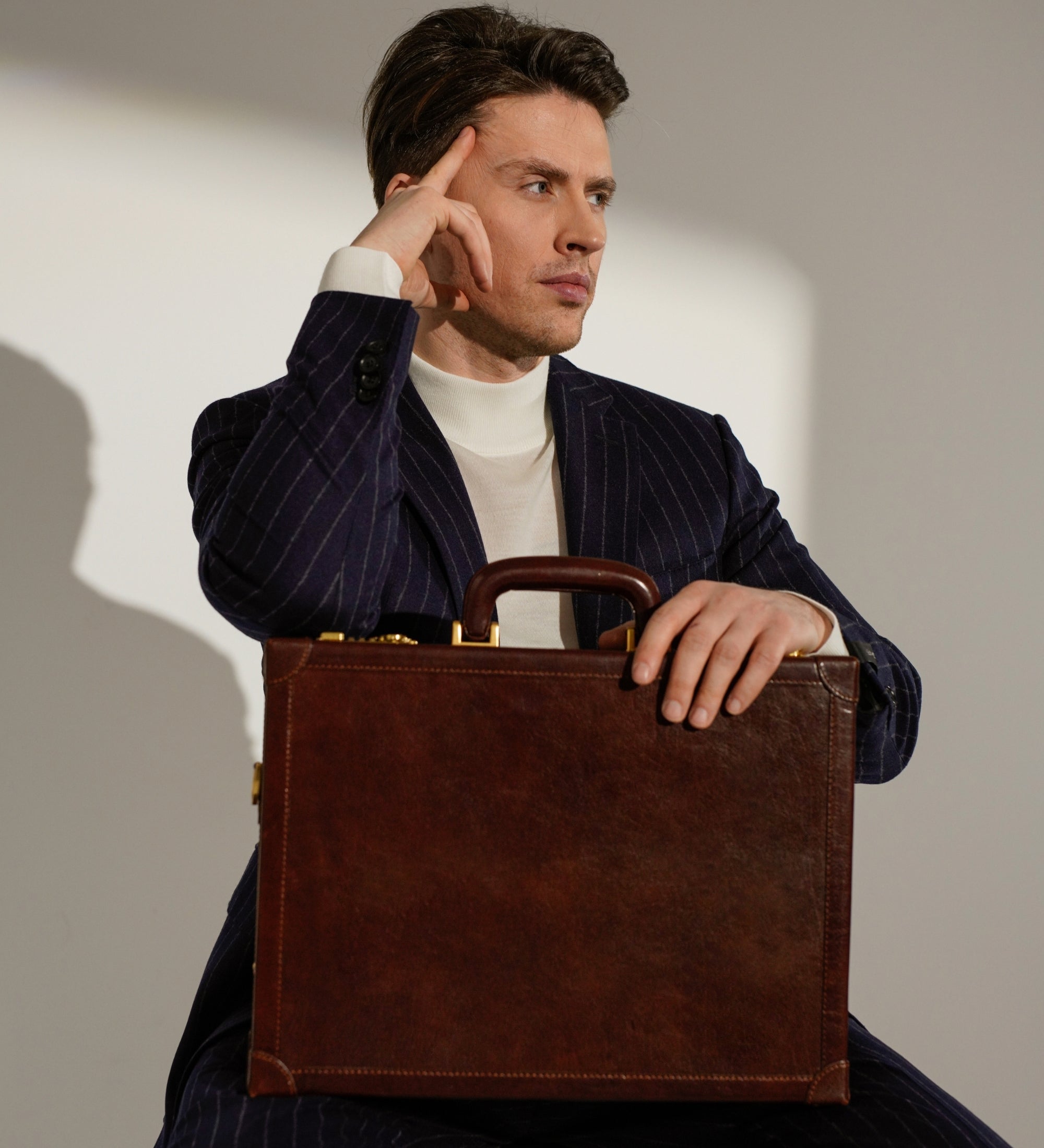 Leather Attaché Case Briefcase - A Legacy