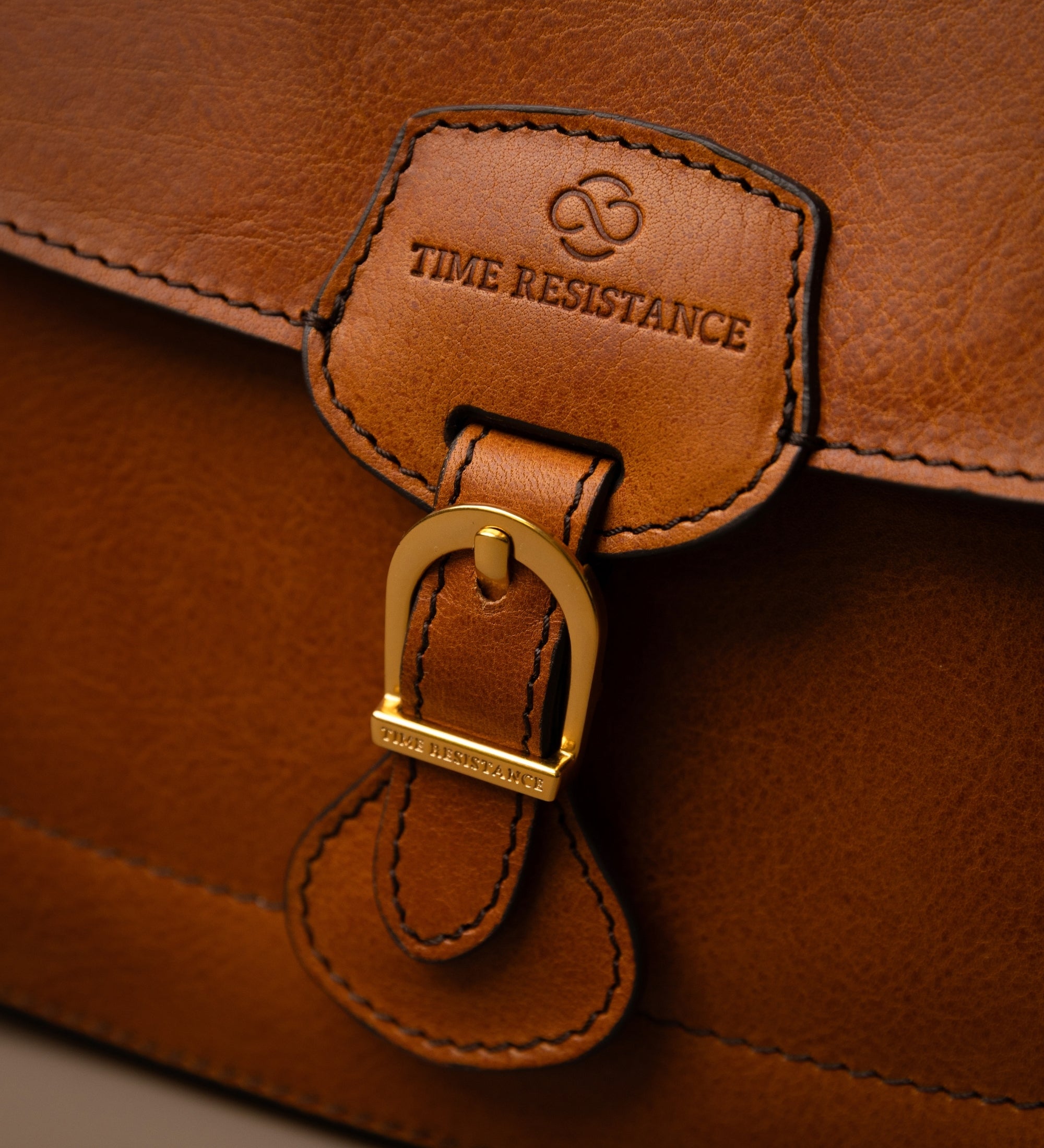 Womens Leather Saddle Bag - Romola