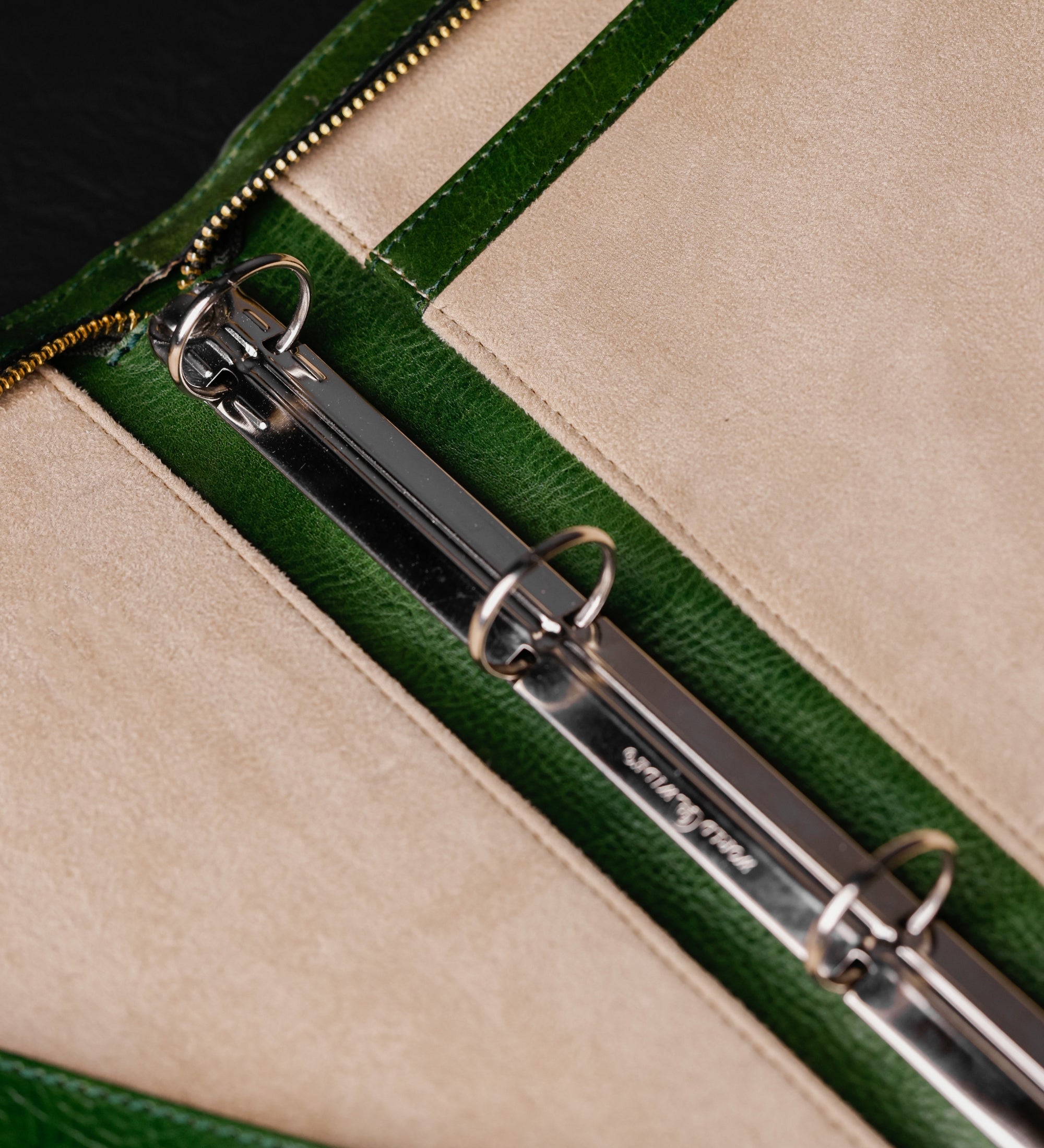 Leather Portfolio with Binder - Joy in the Morning