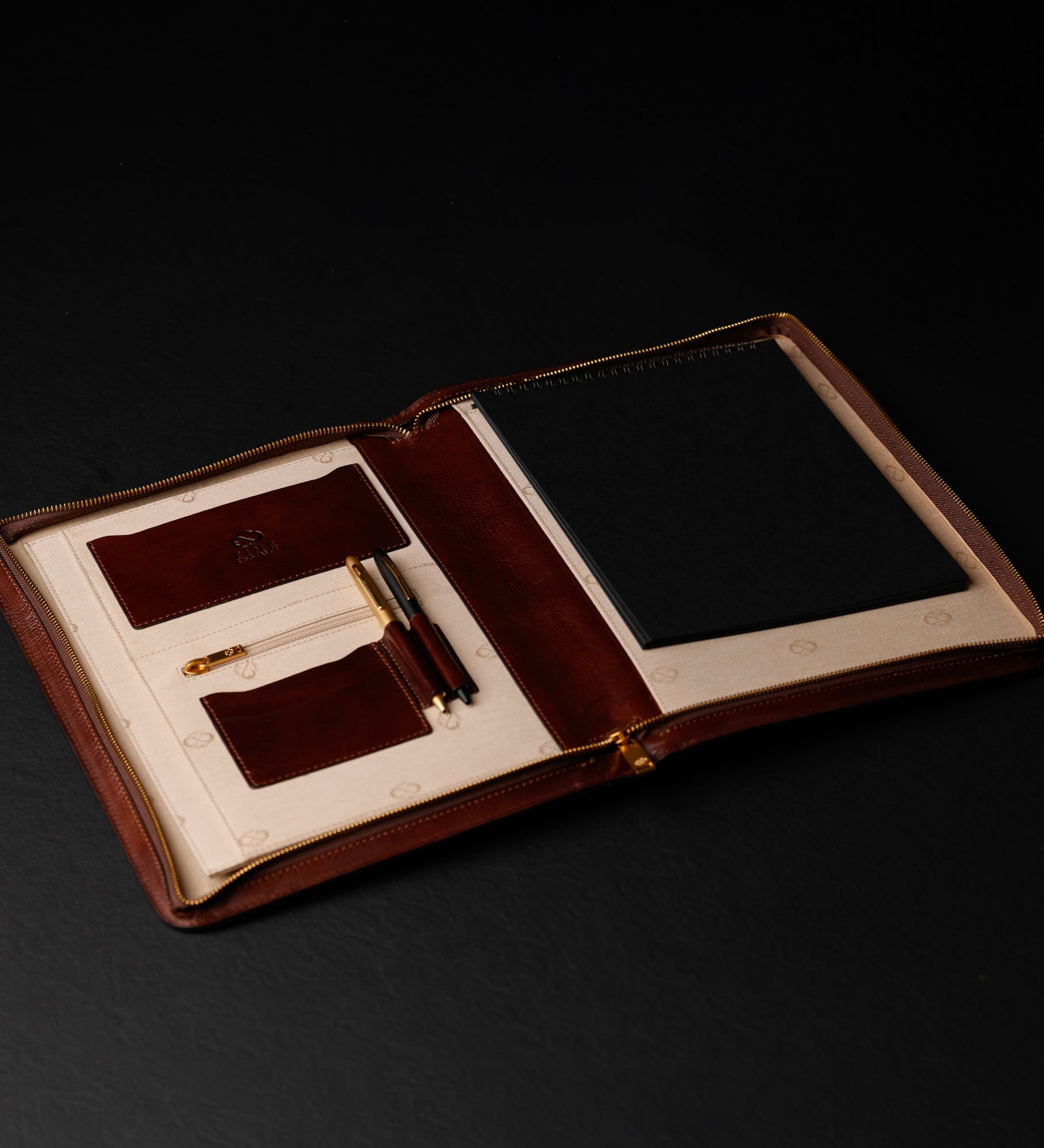 Leather A4 Documents Folder Organizer - Candide