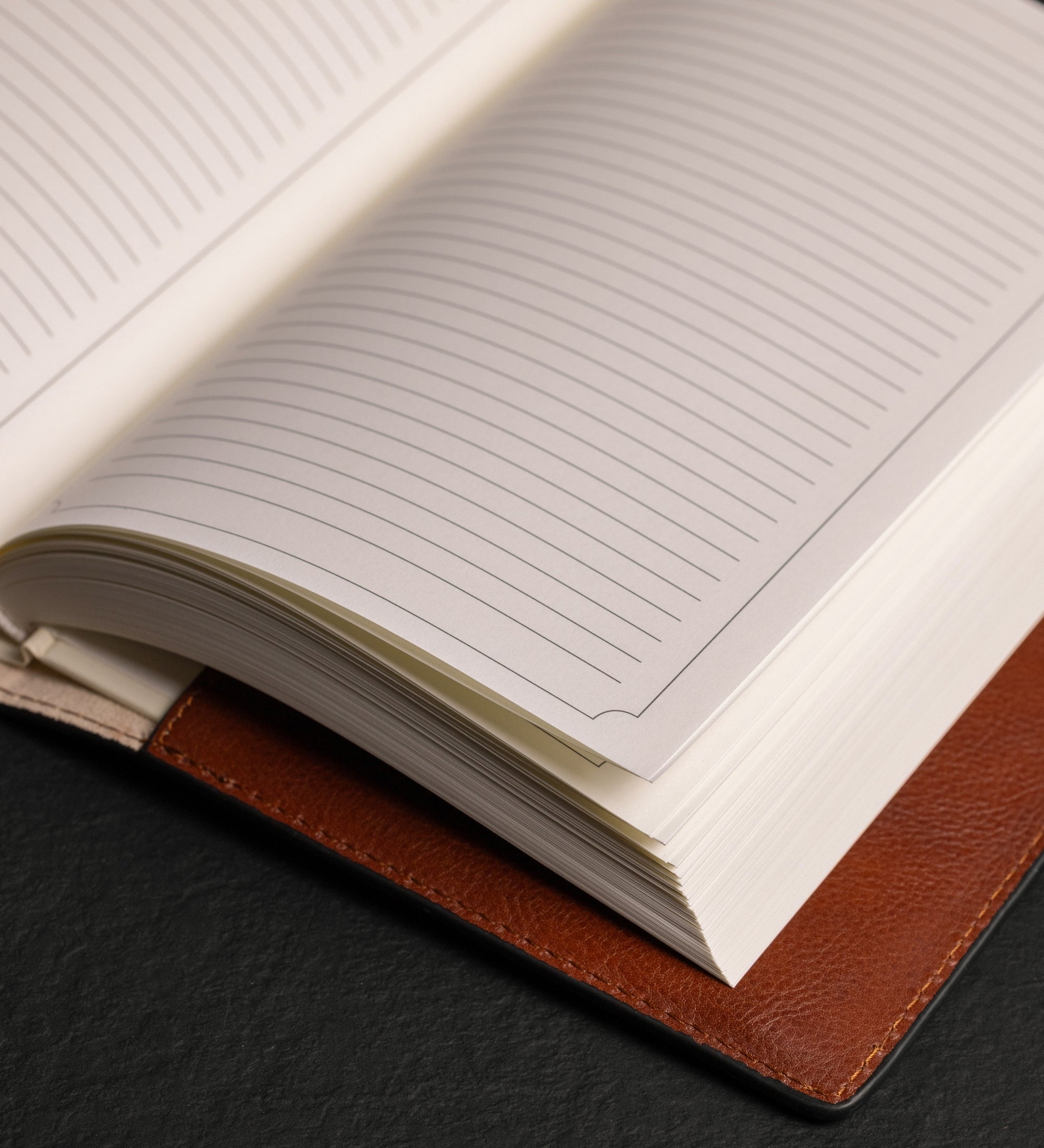 Leather Journal with Refillable A5 Notepad - The Diary of a Nobody