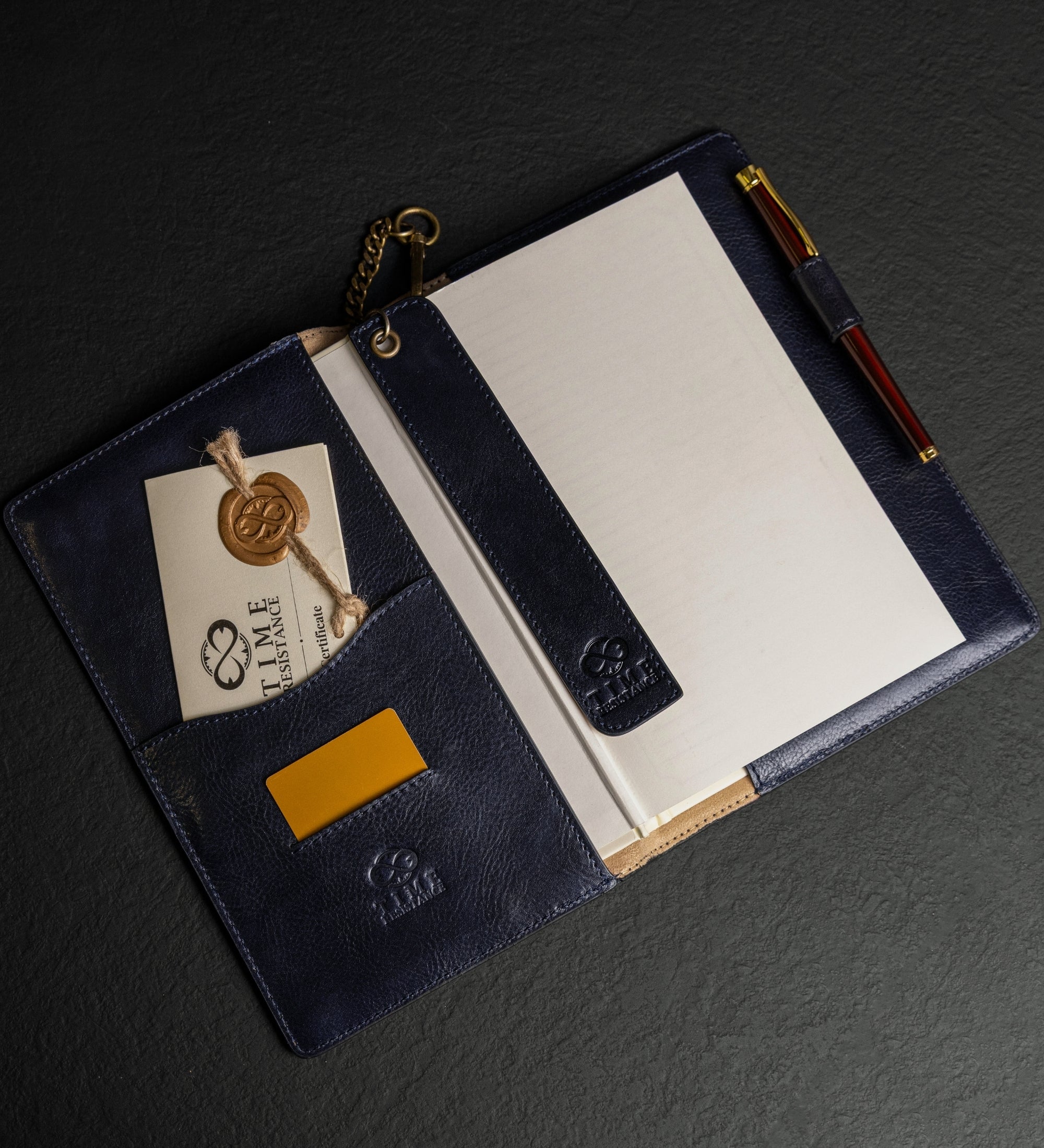 Womens Leather Journal with Refillable A5 Notepad - The Diary of a Nobody