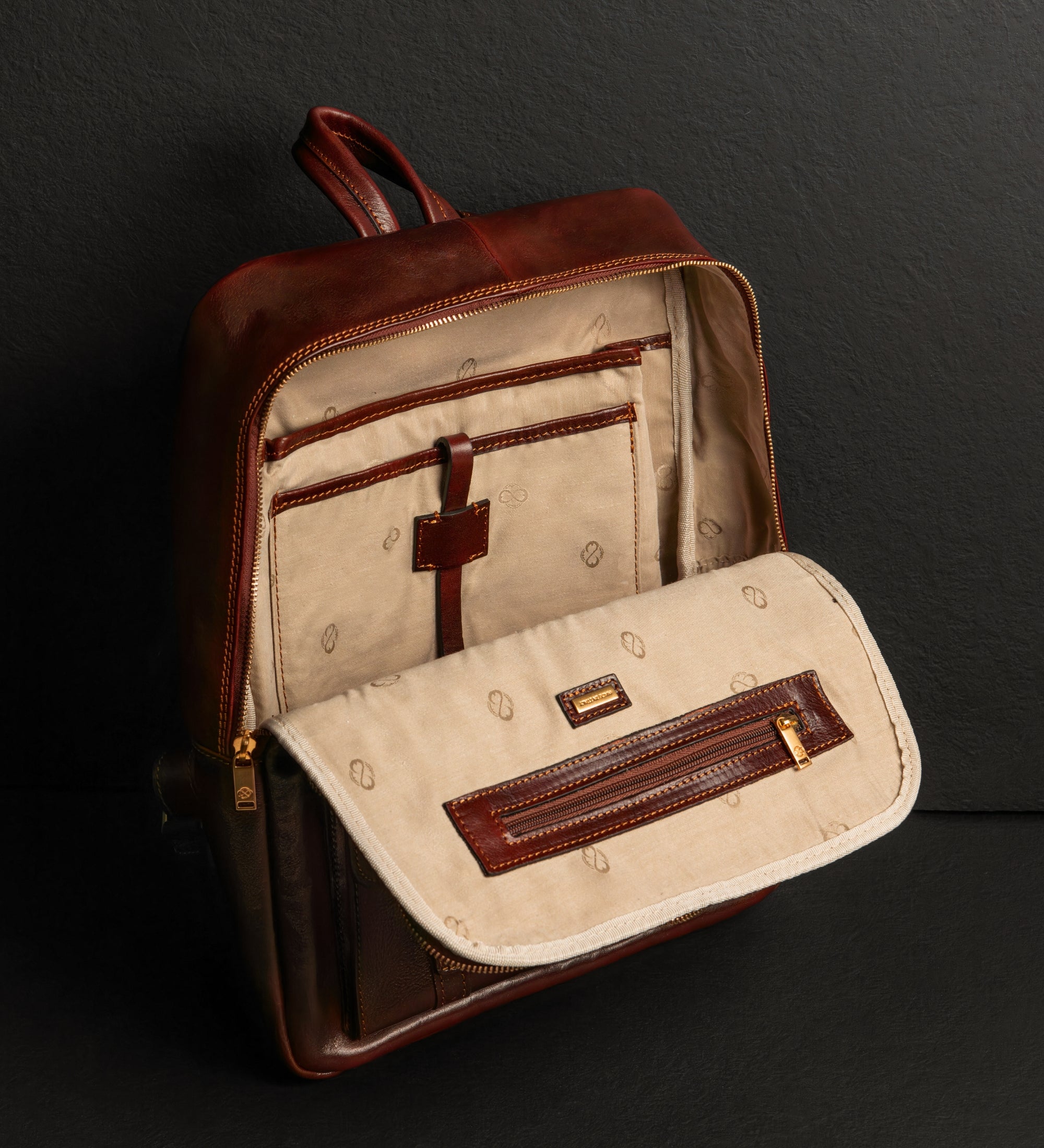 Large Leather Backpack for Men - The Divine Comedy