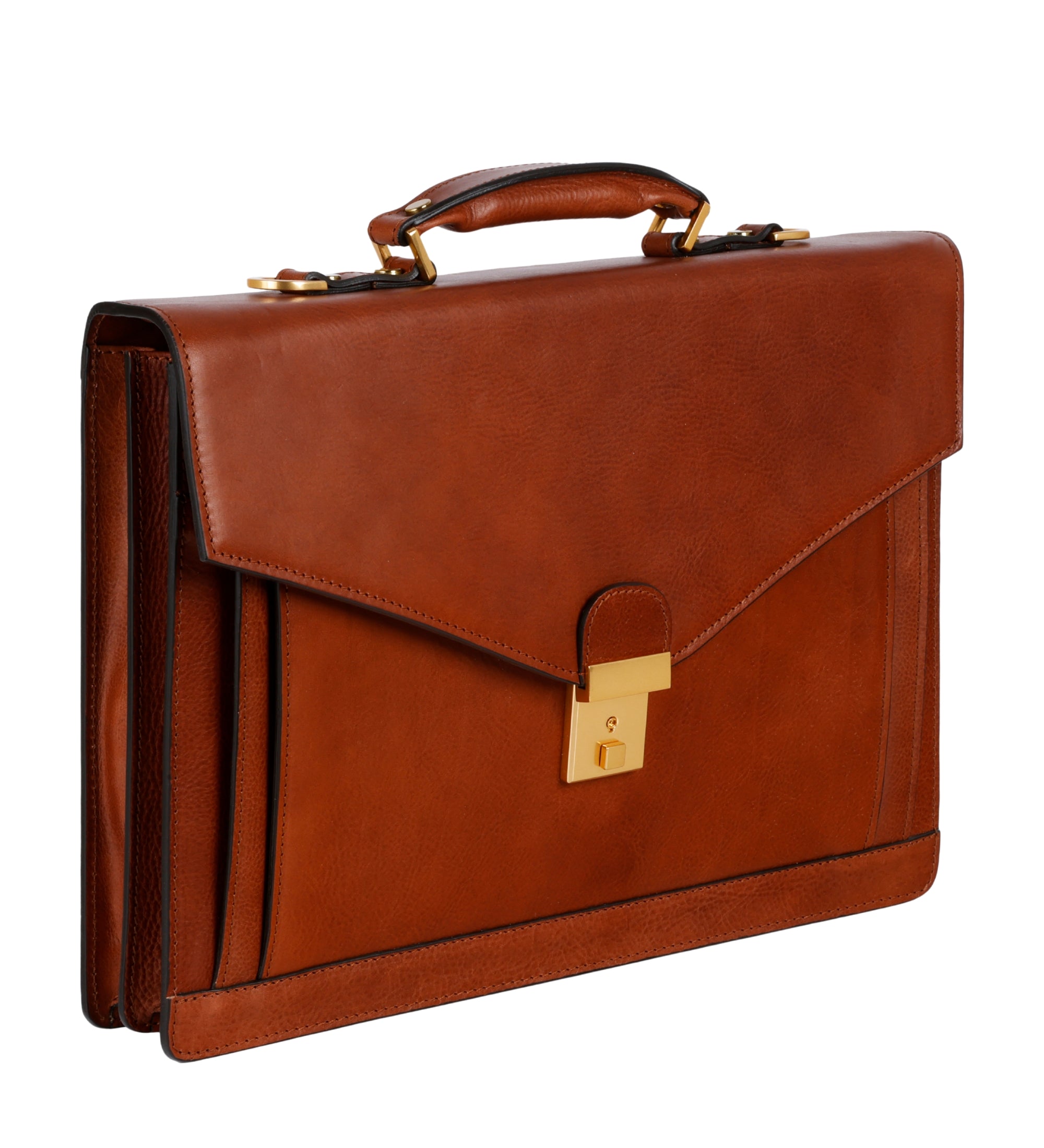 Classic Design Leather Briefcase - The Magus