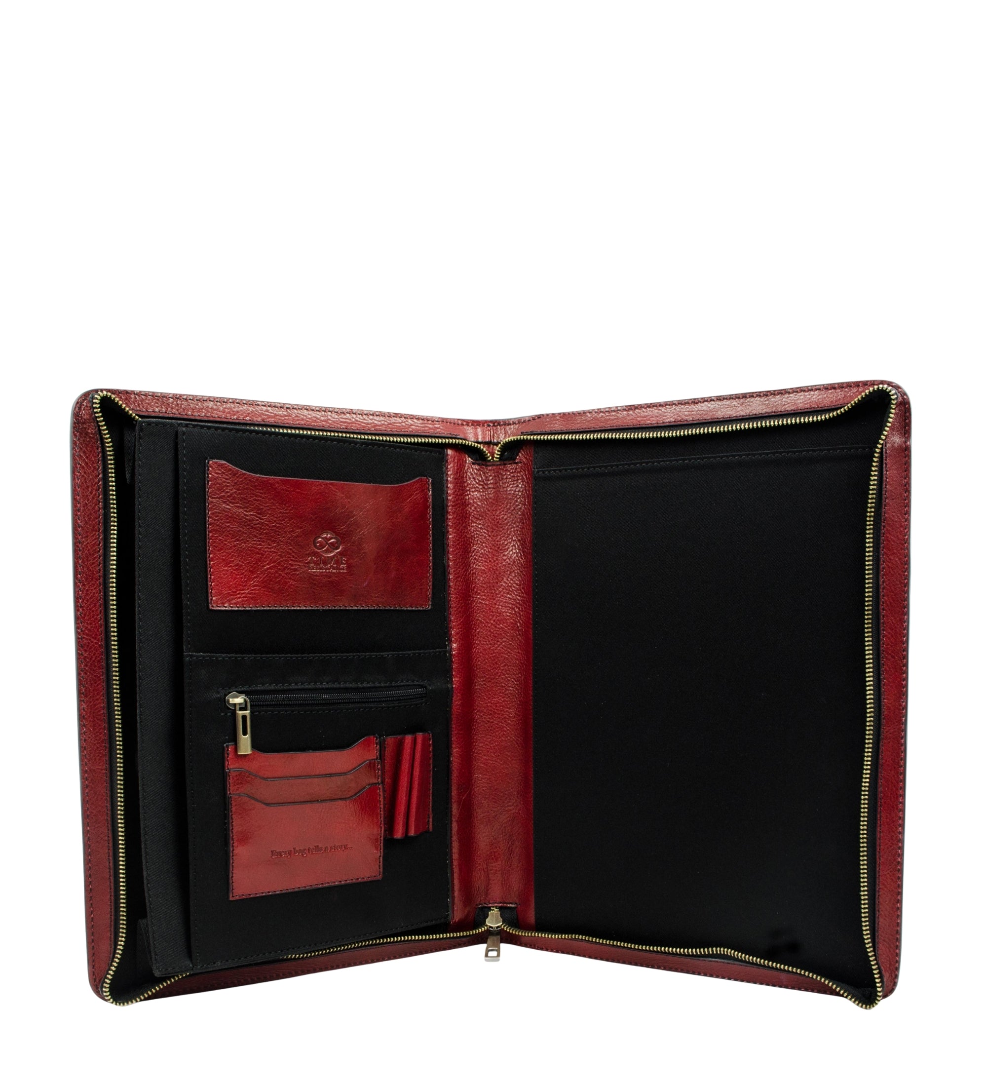 Leather A4 Documents Folder Organizer - Candide