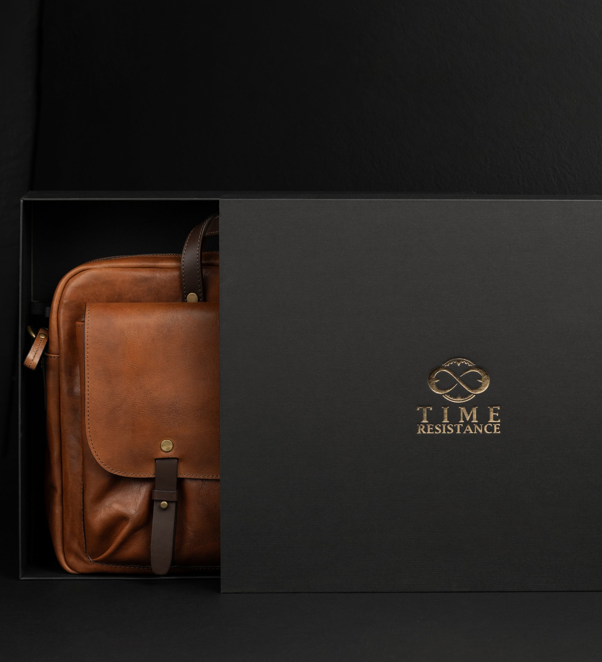 Leather Briefcase Laptop Bag - Lanark