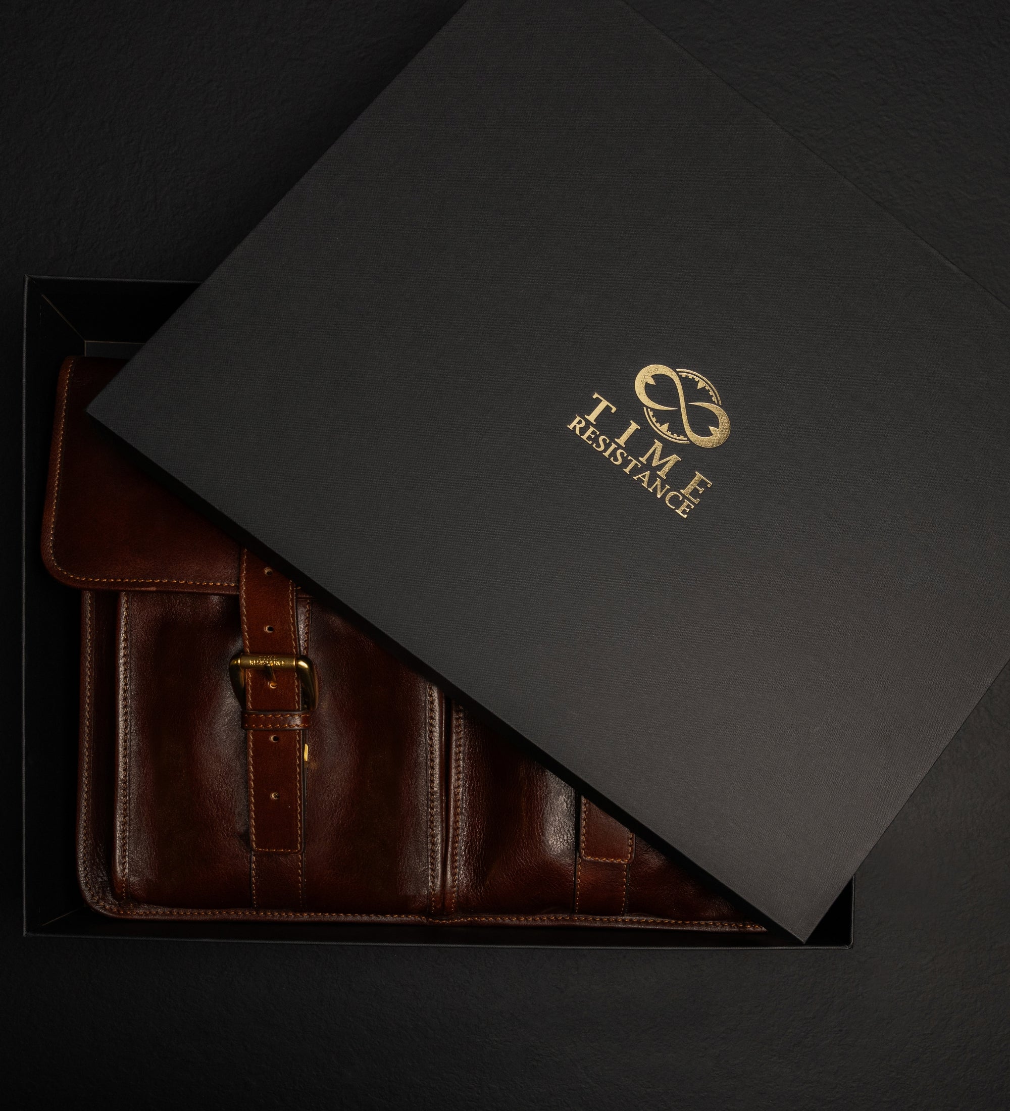 Leather Satchel Bag - The Time Machine