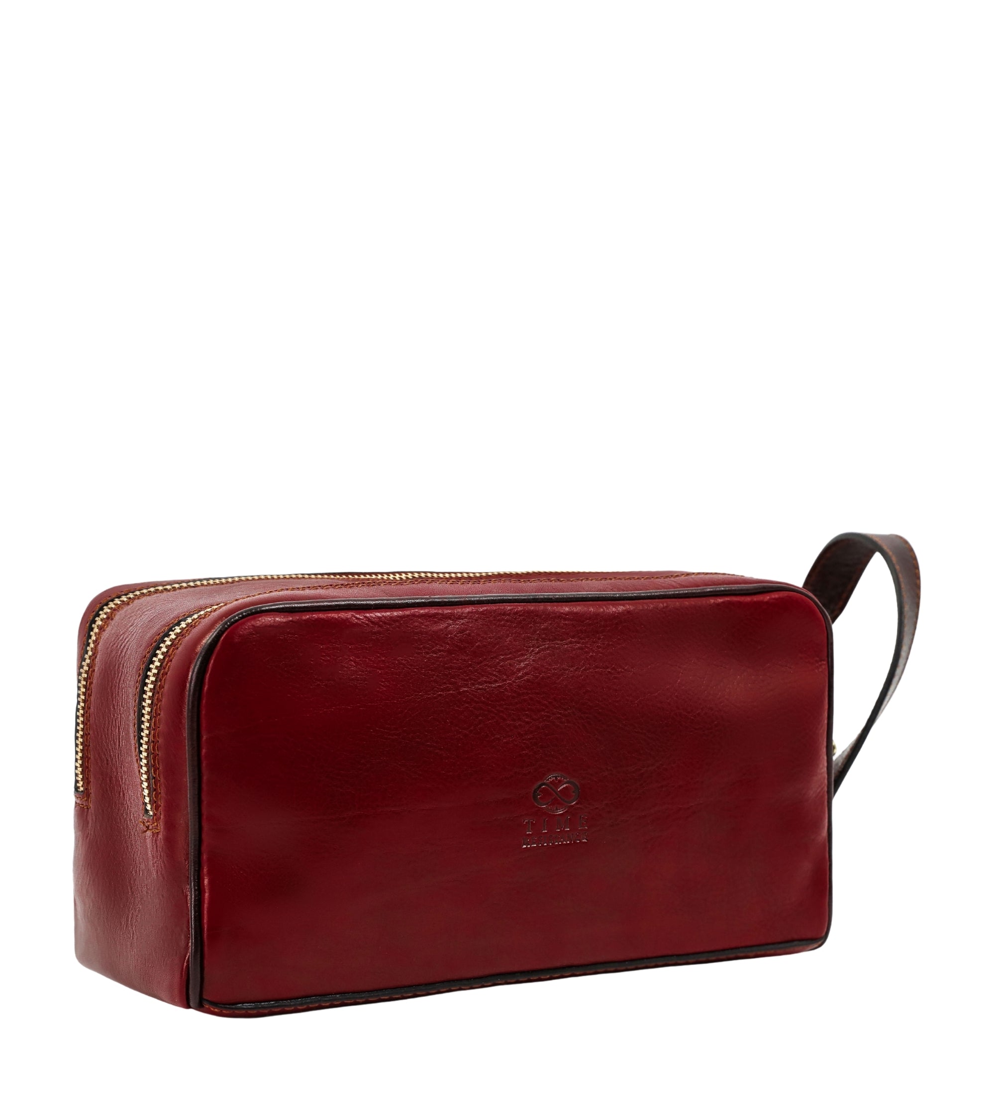 Leather Cosmetic Bag Dopp Kit - All the Kings Men