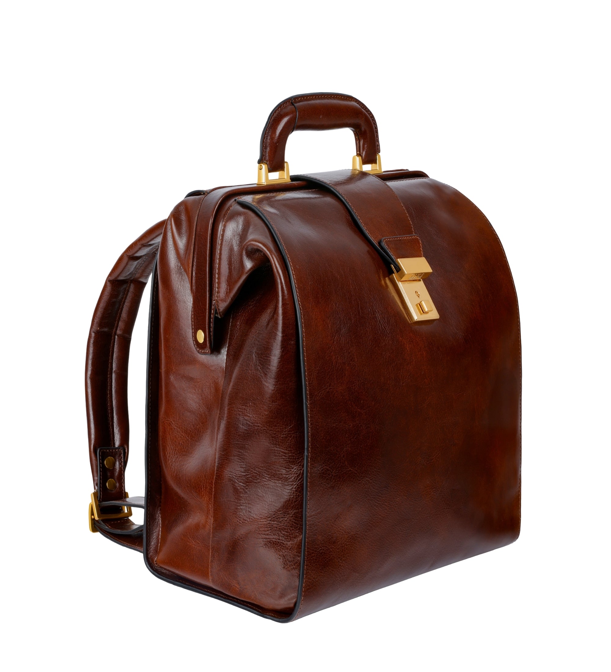 Leather Backpack - A Brief Story of Time