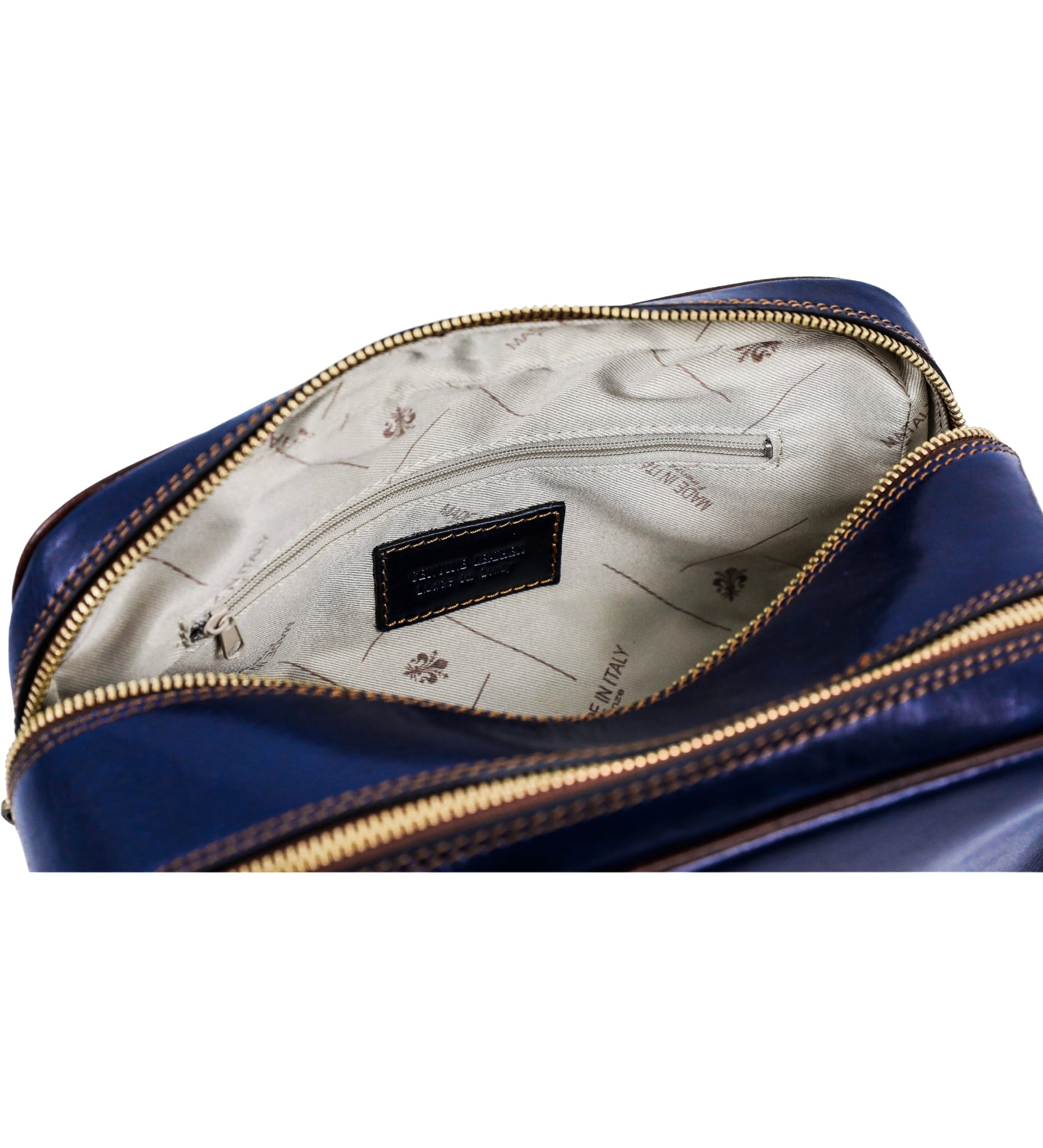 Leather Cosmetic Bag Dopp Kit - All the Kings Men