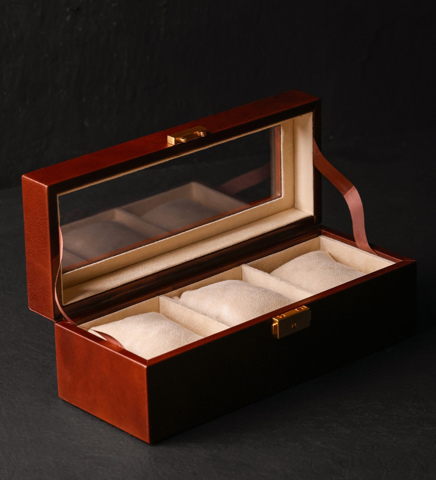 Leather Watch Box, Watch Organizer - Silence