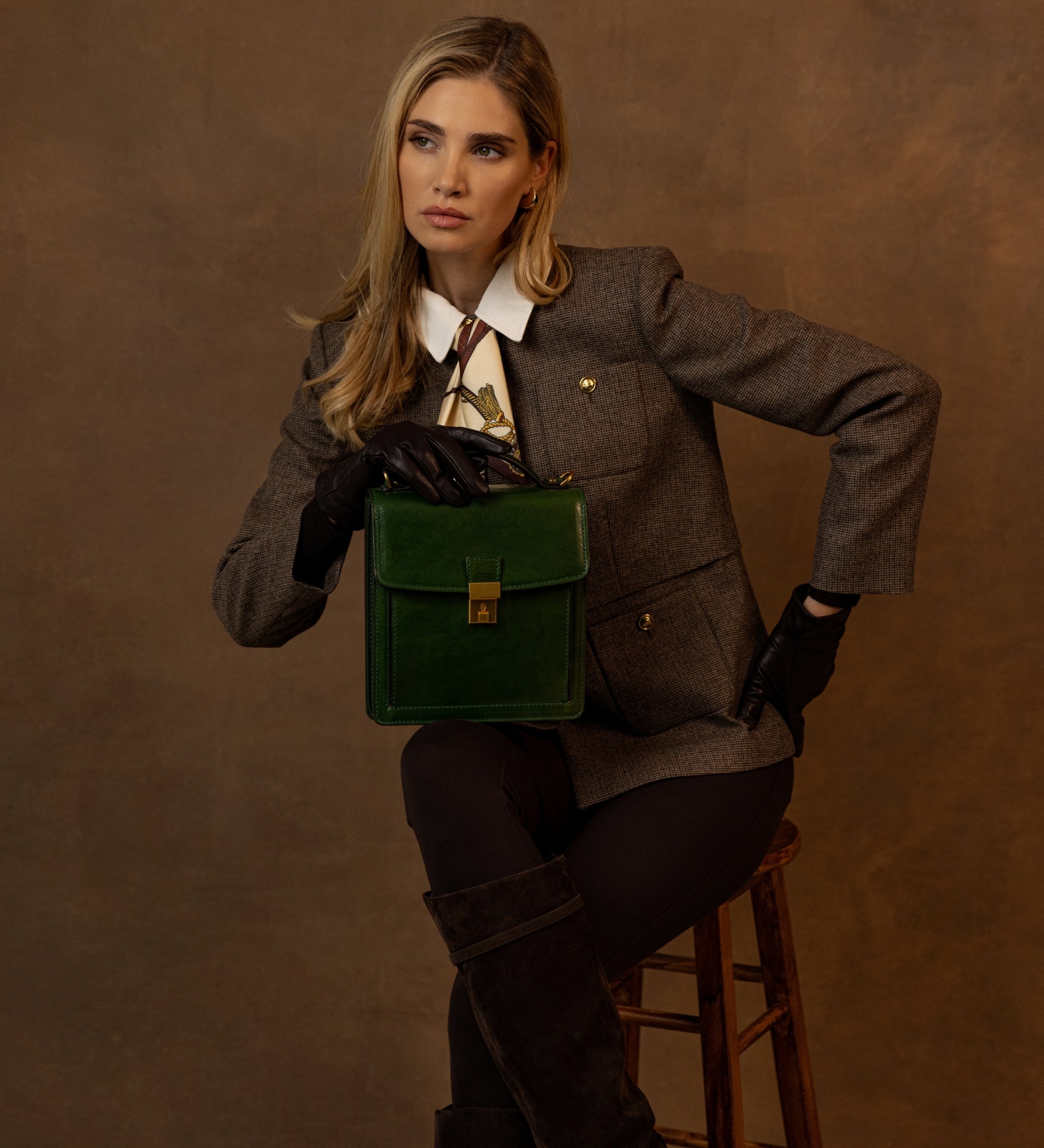 Small Leather Briefcase for Women - Walden