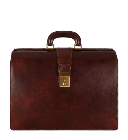 Large Leather Briefcase - The Firm