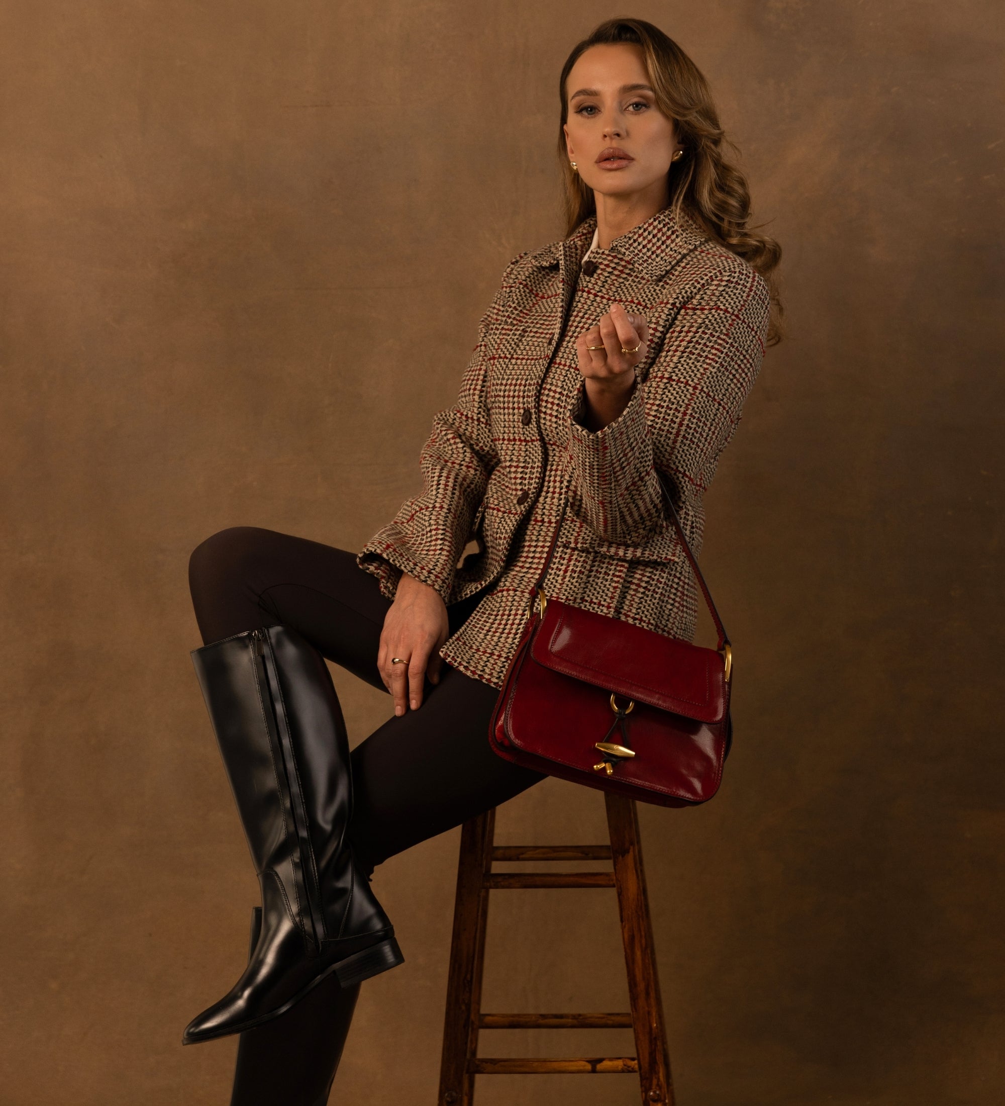 Leather Hobo Bag for Women - Possession