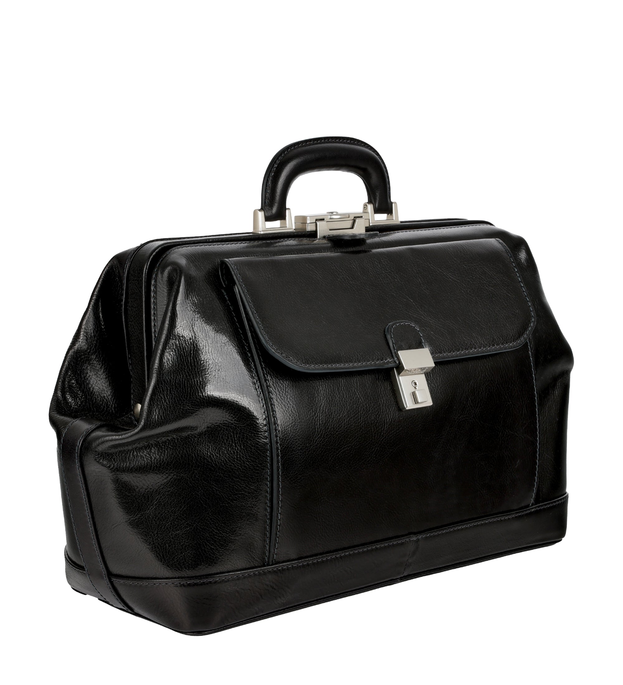 Large Italian Leather Doctor Bag - Hamlet