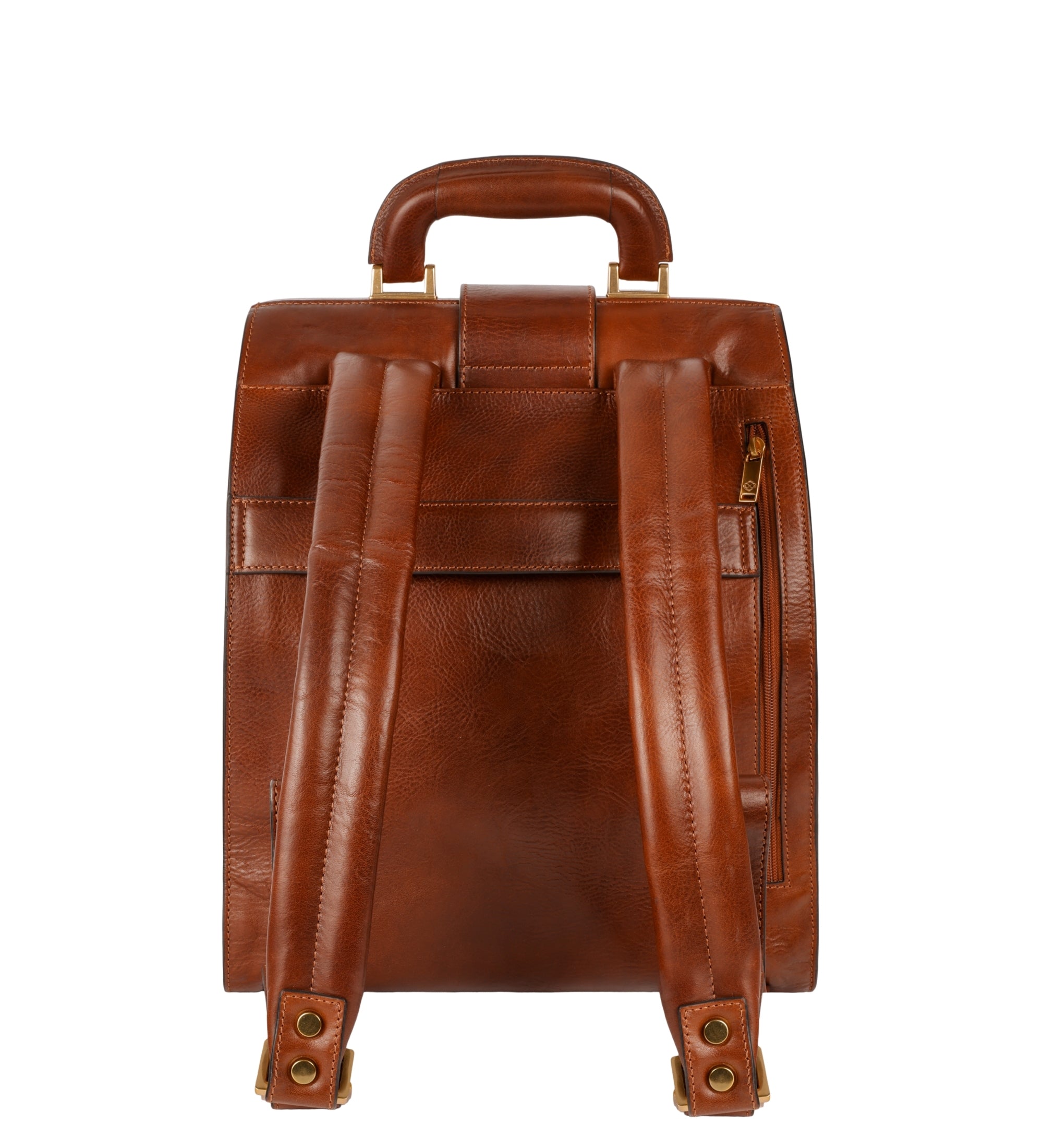 Leather Backpack - A Brief Story of Time