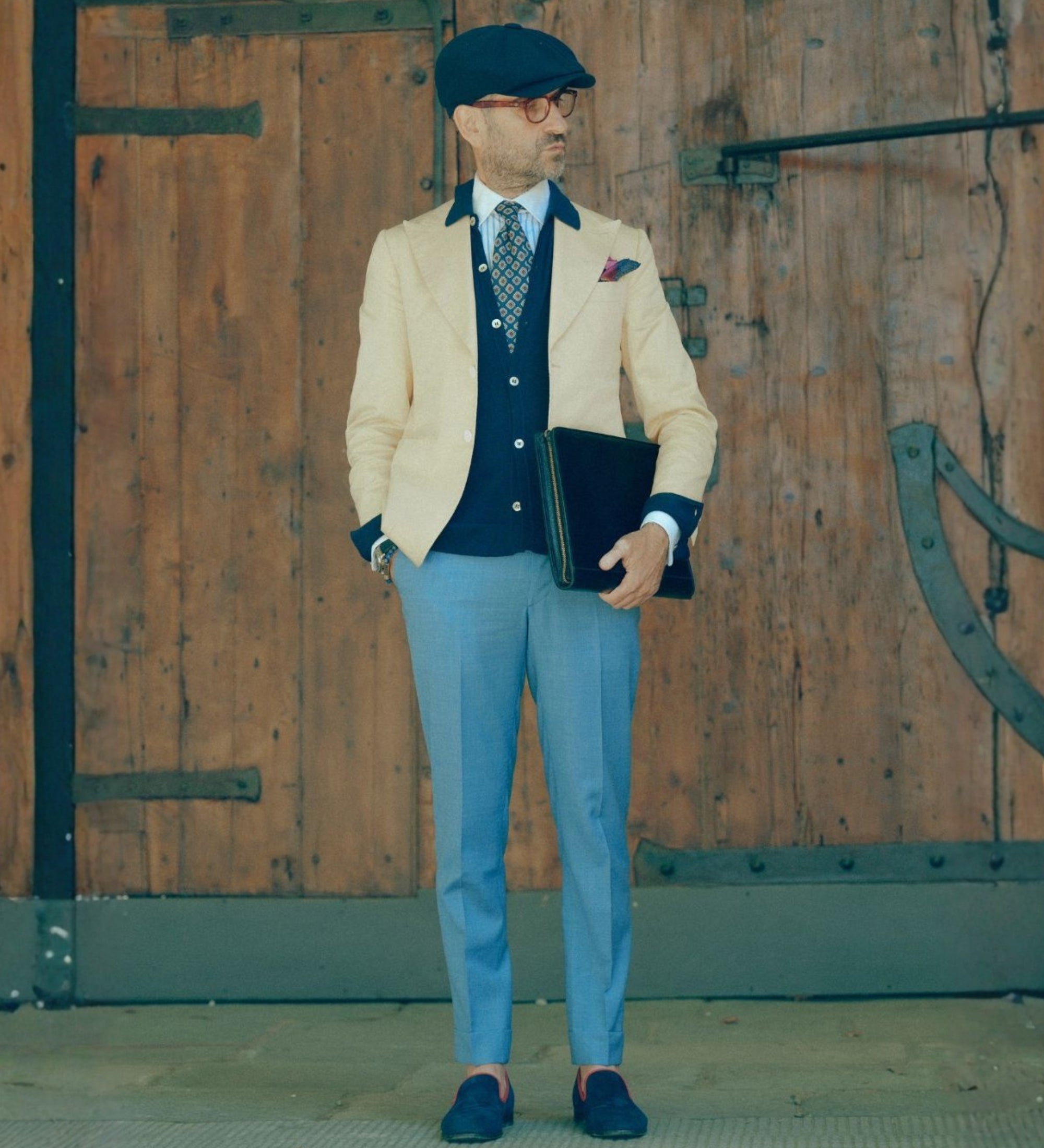 Leather A4 Documents Folder Organizer - Candide