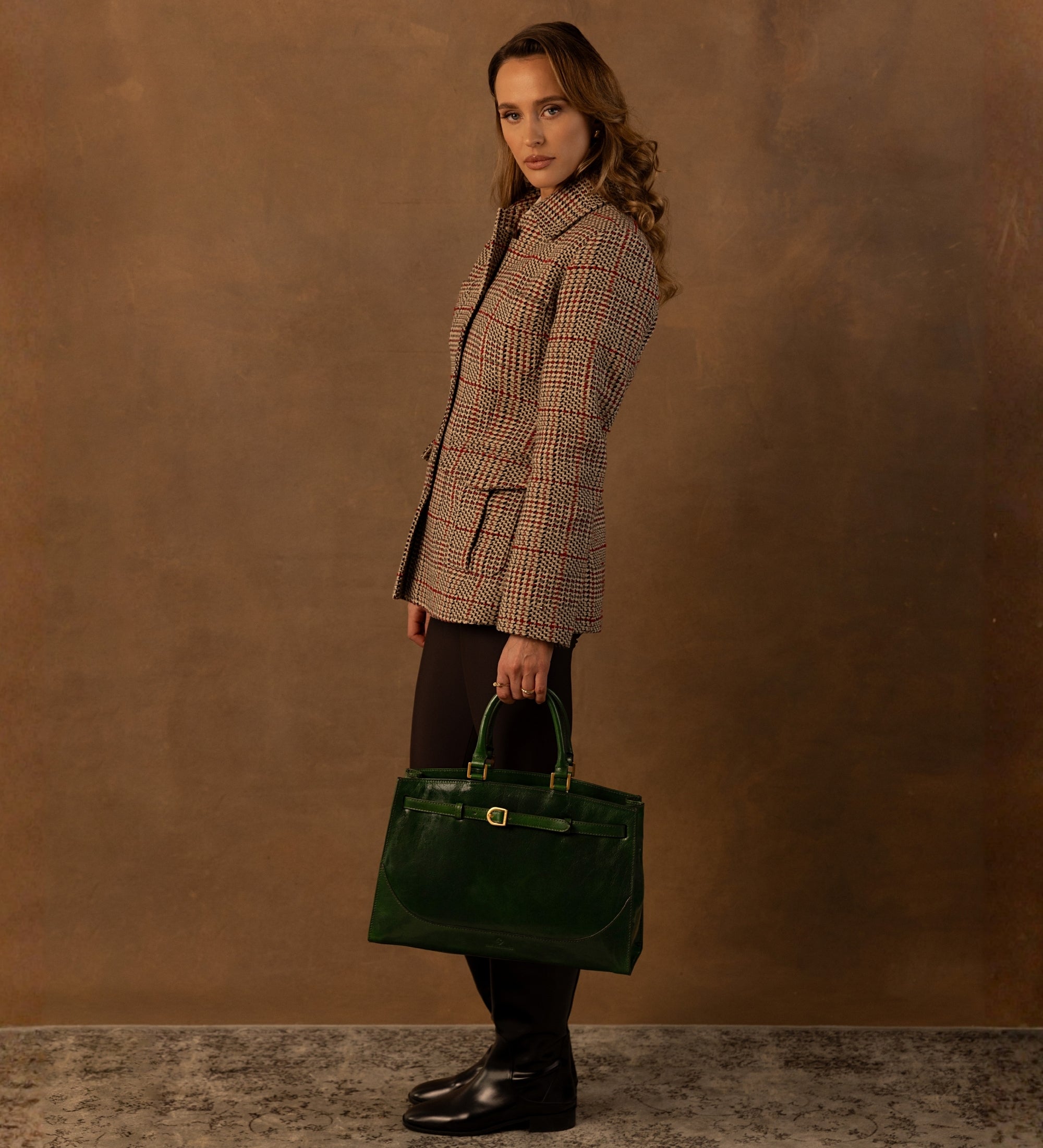 Womens Leather Handbag - Shirley