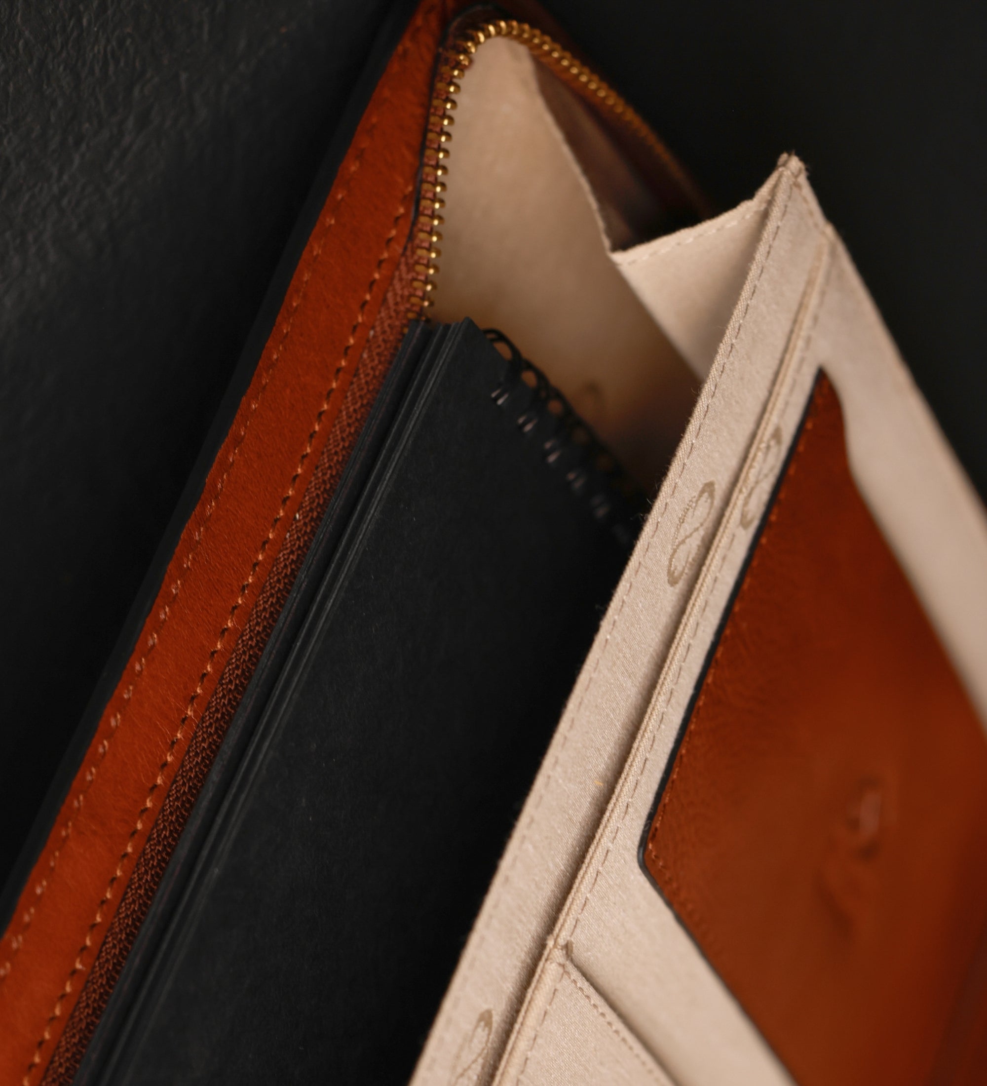 Leather A4 Documents Folder Organizer - Candide