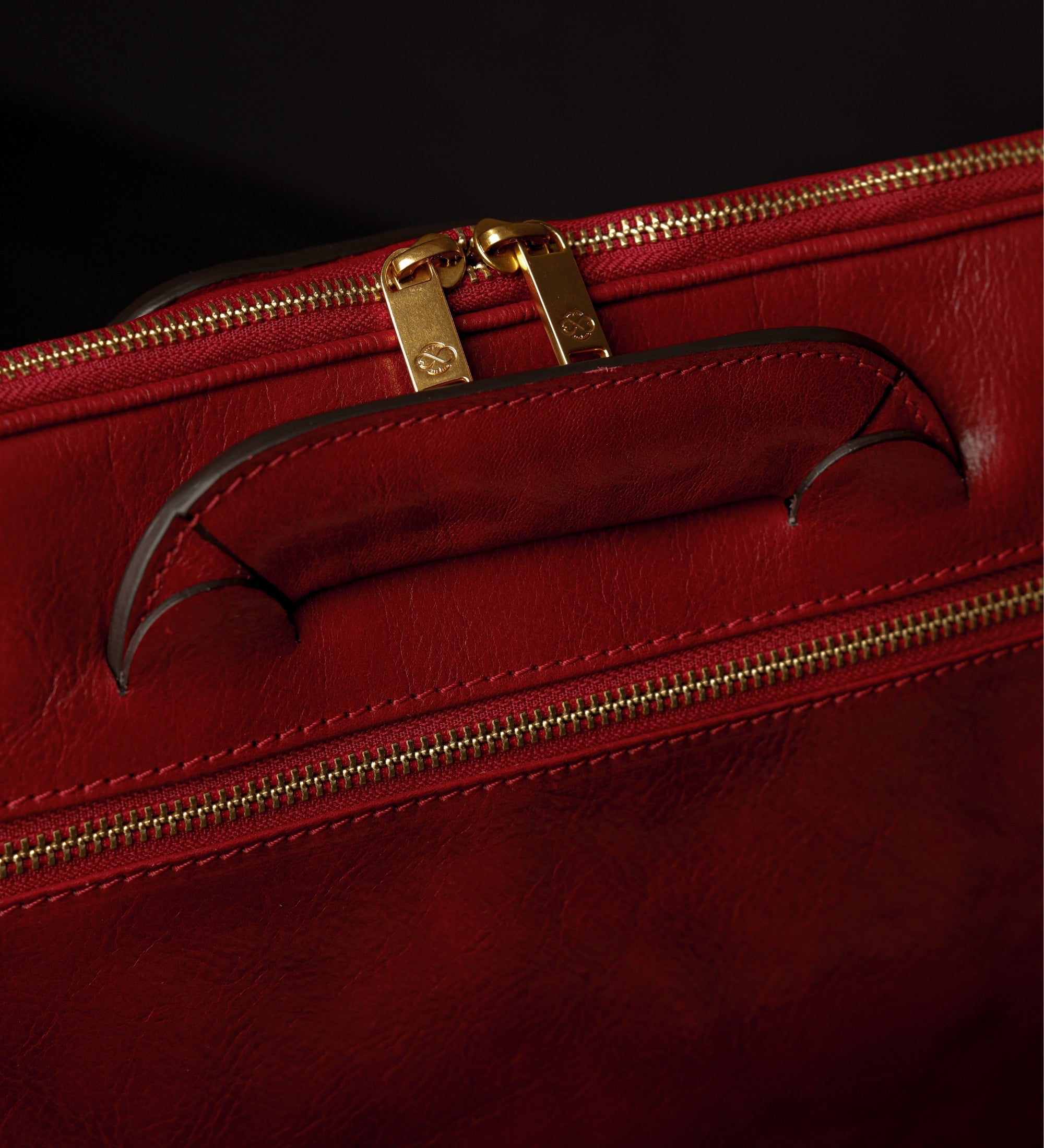 Womens Leather Briefcase Laptop Bag - Brave New World