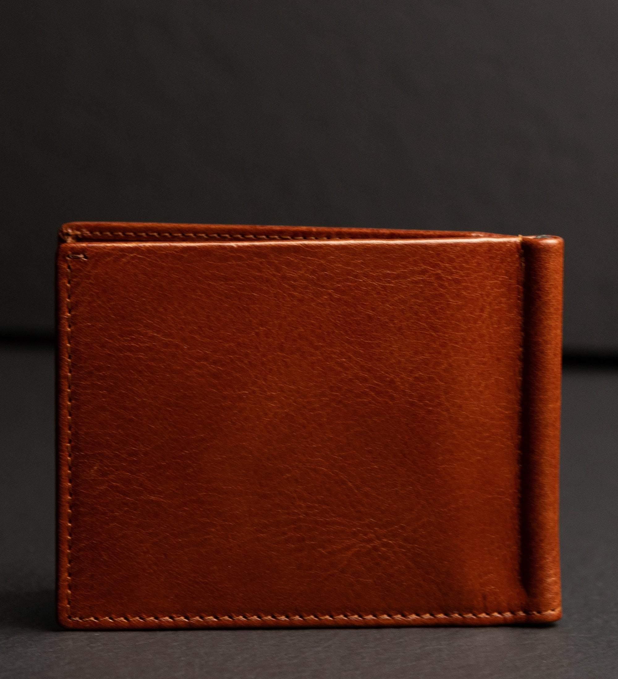 Leather Money Clip Wallet - The Outsider