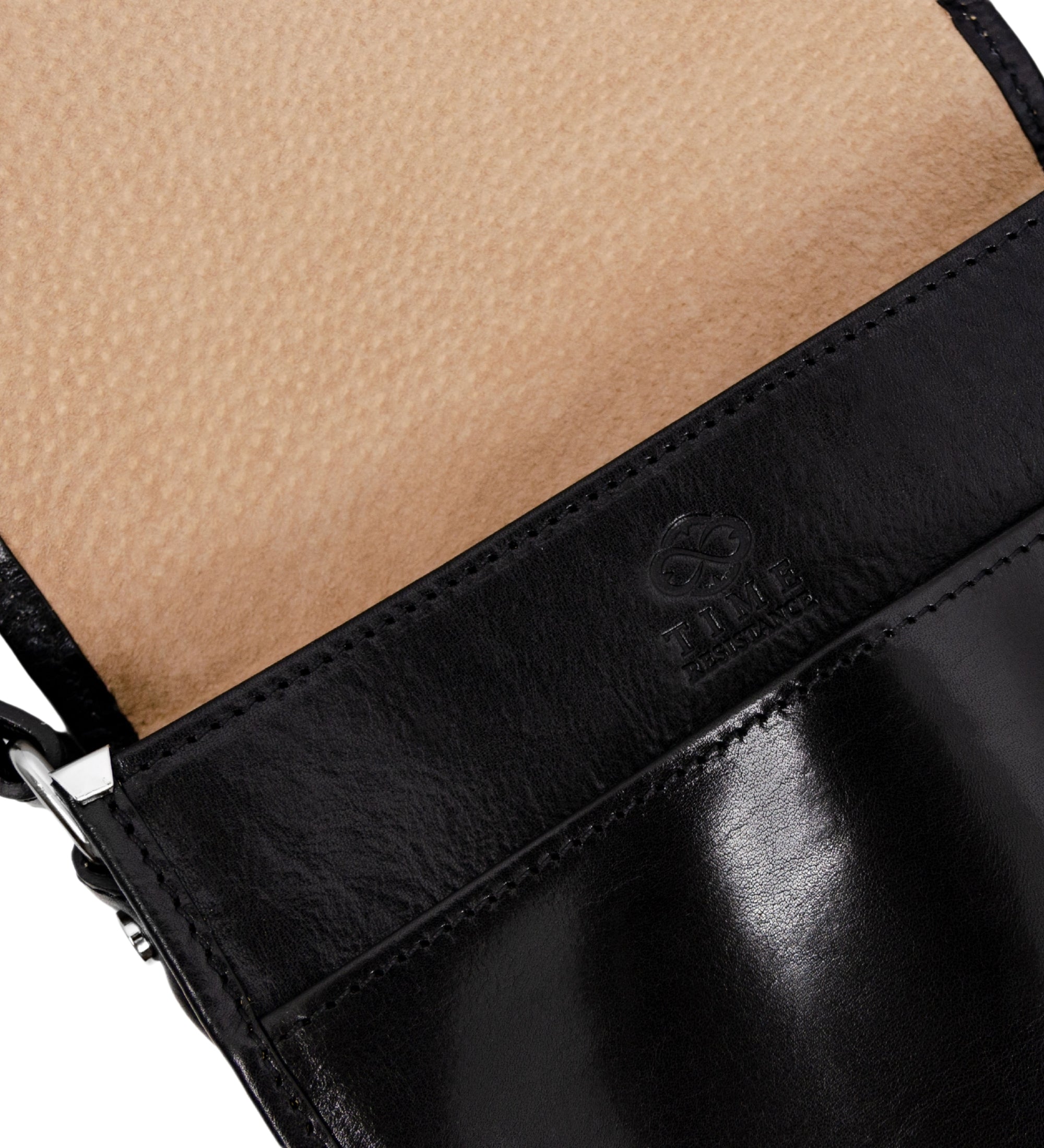 Small Leather Messenger Bag - On The Road