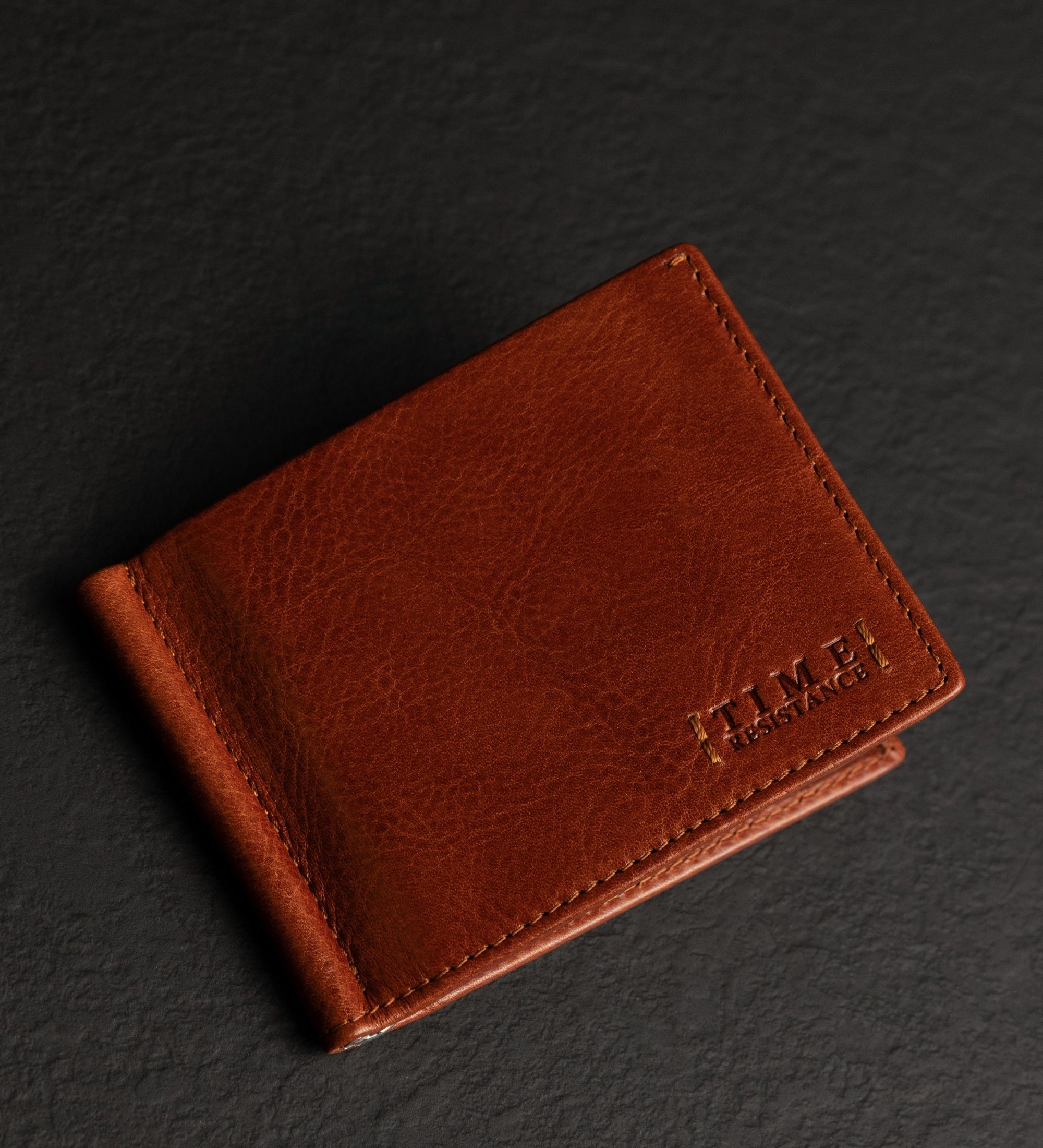Leather Money Clip Wallet - The Outsider