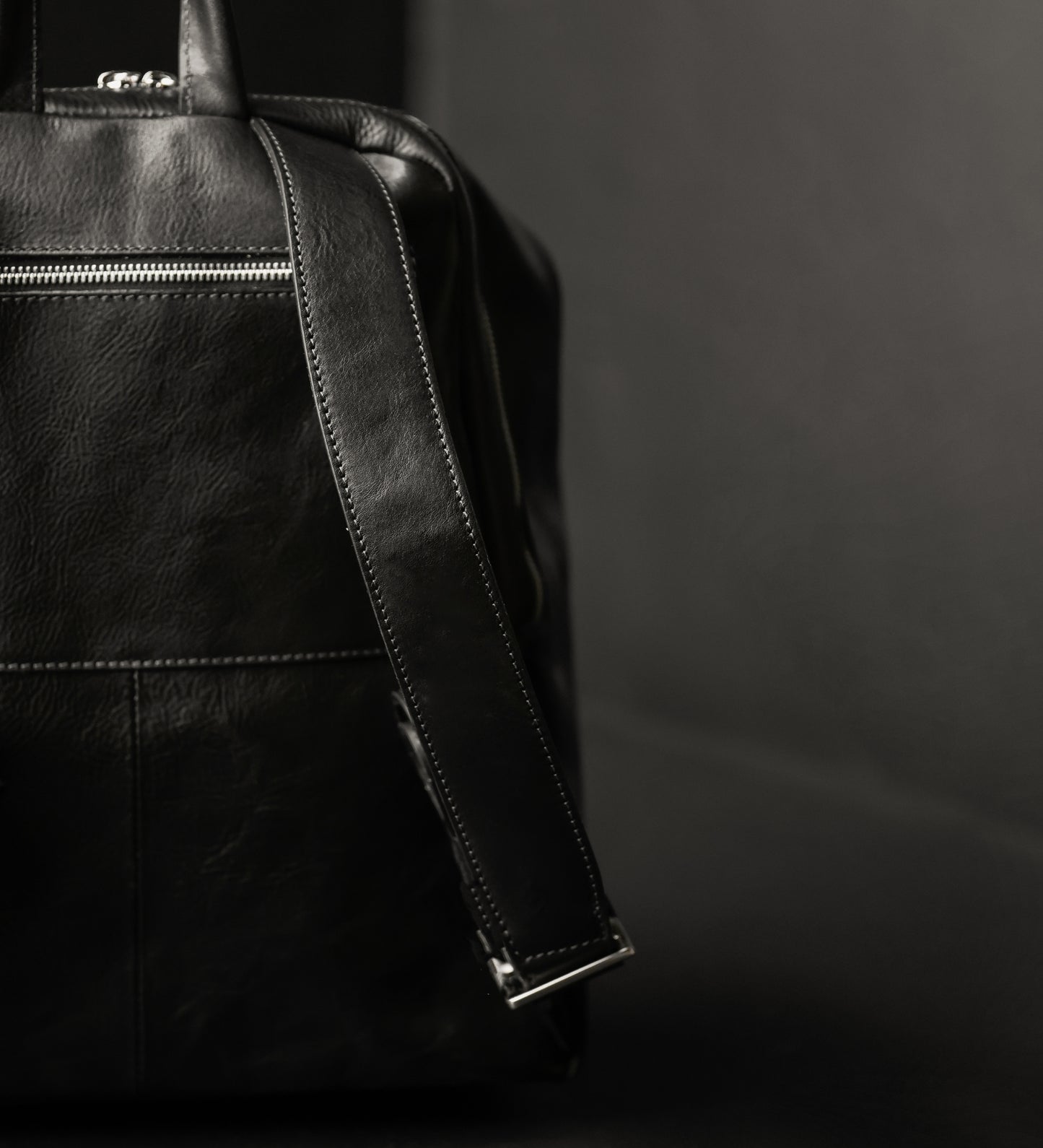 Leather Backpack - A Bend in the River