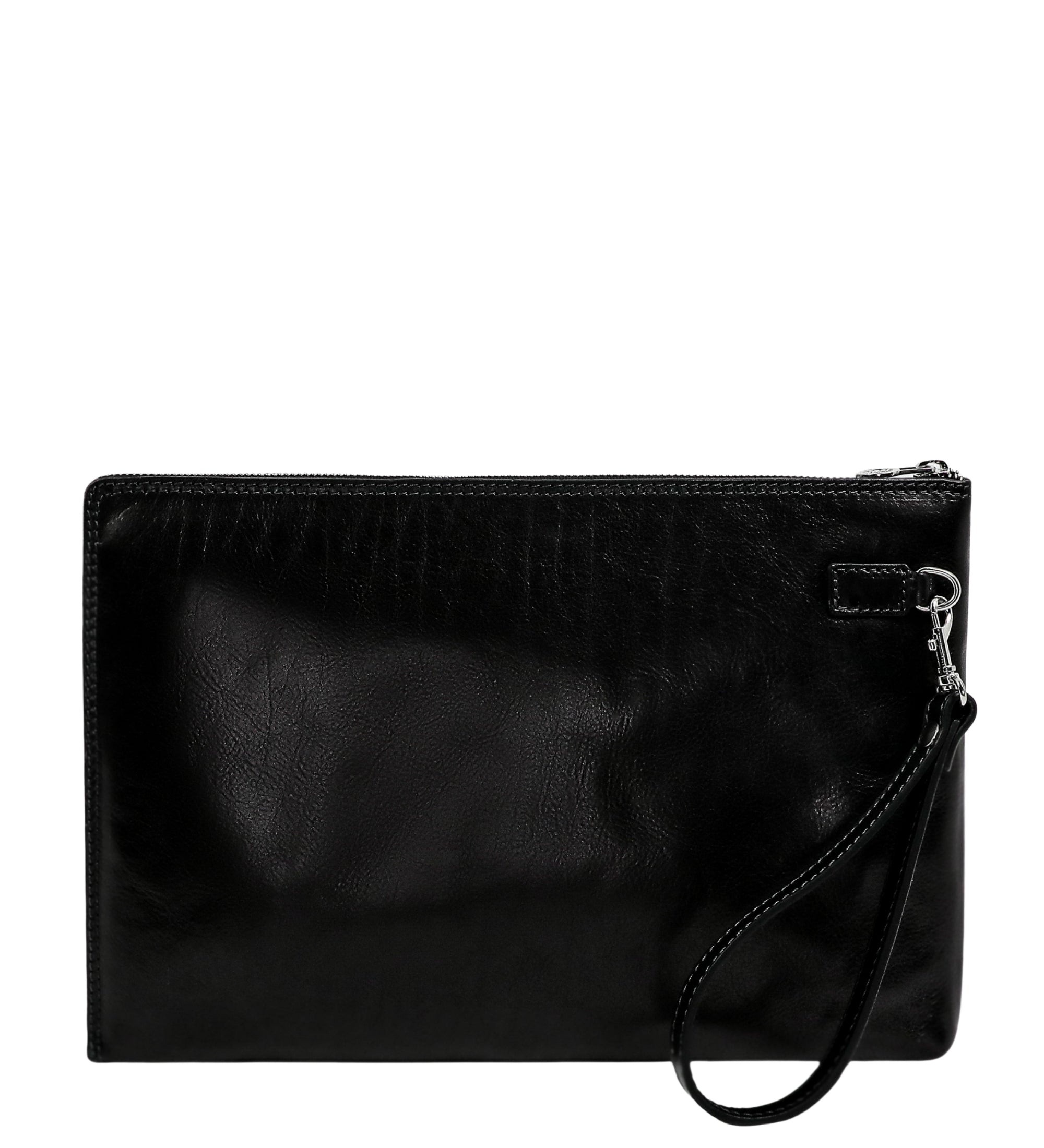 Large Leather Mens Clutch Purse - The Brothers Karamazov