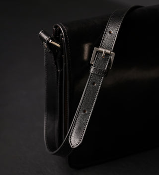 Small Leather Messenger Bag - On The Road