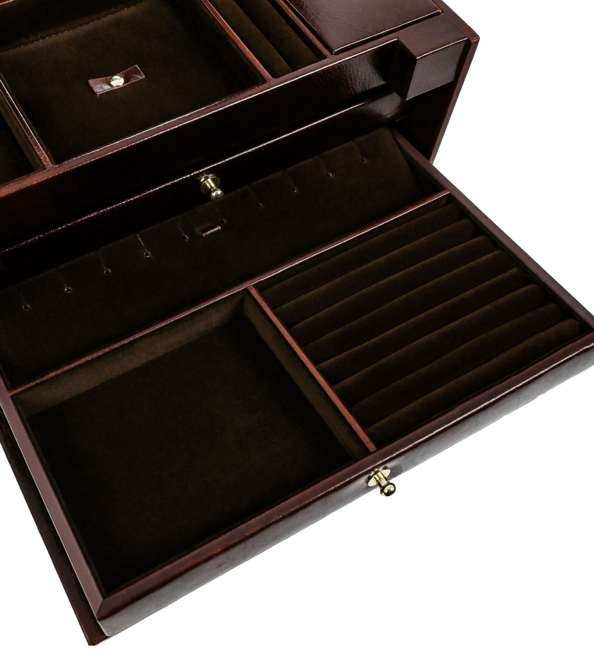 Large Leather Jewelry Box for Women - The Portrait of a Lady