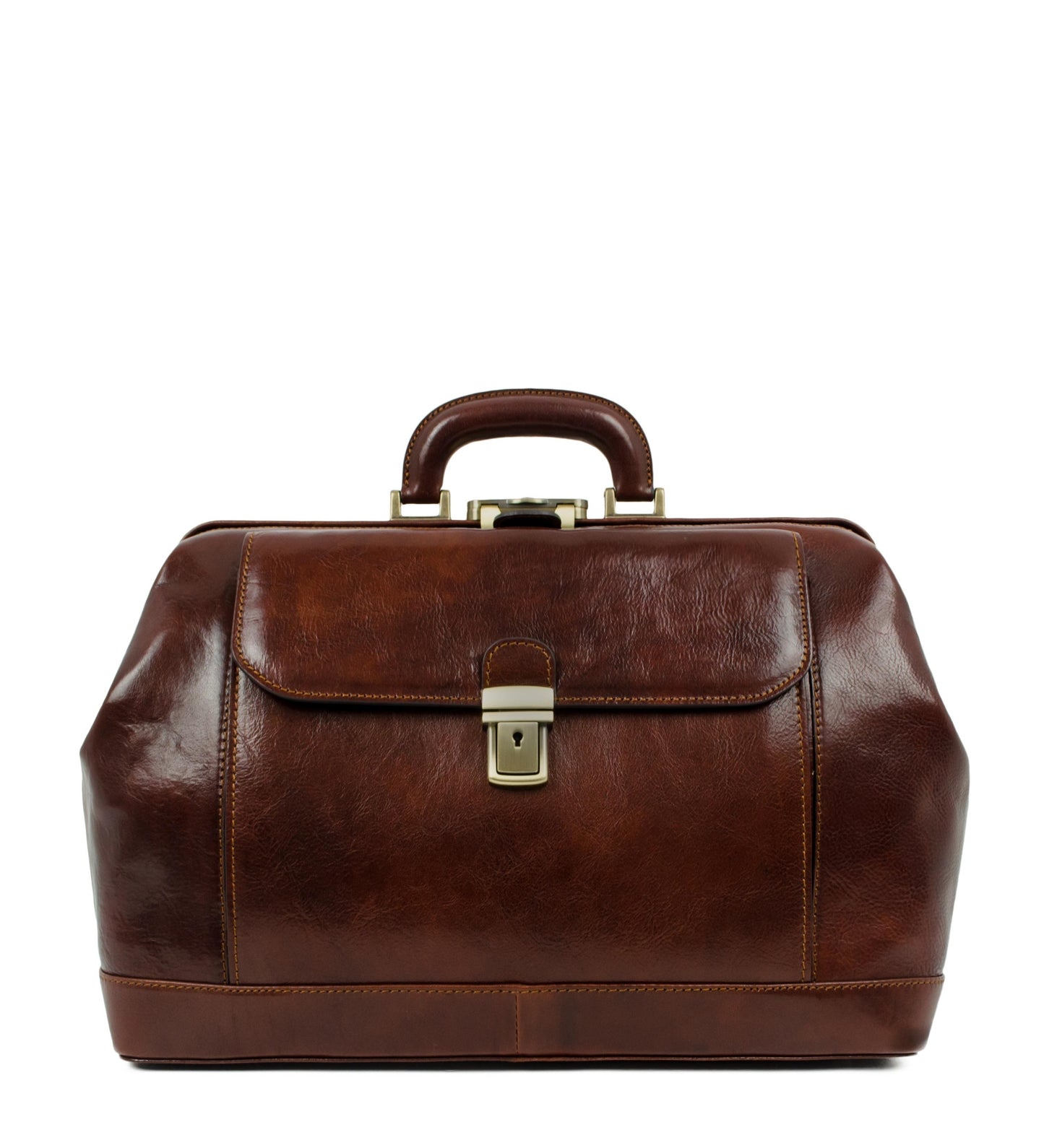 Large Italian Leather Doctor Bag - Hamlet