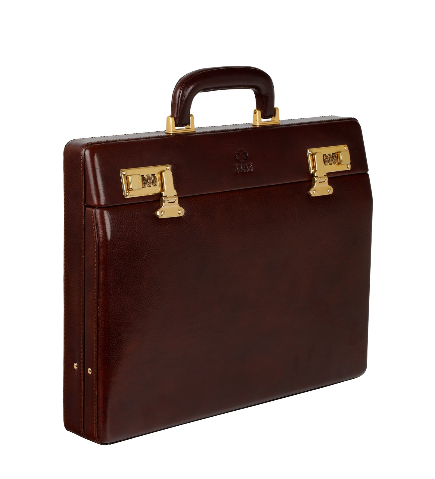 Women's Leather Attaché Case Briefcase - Vendetta