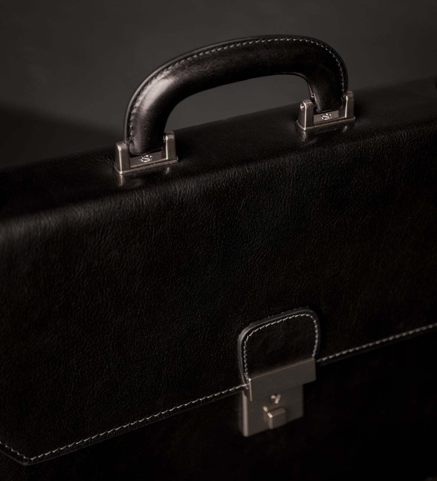 Large Leather Briefcase - Invisible Man