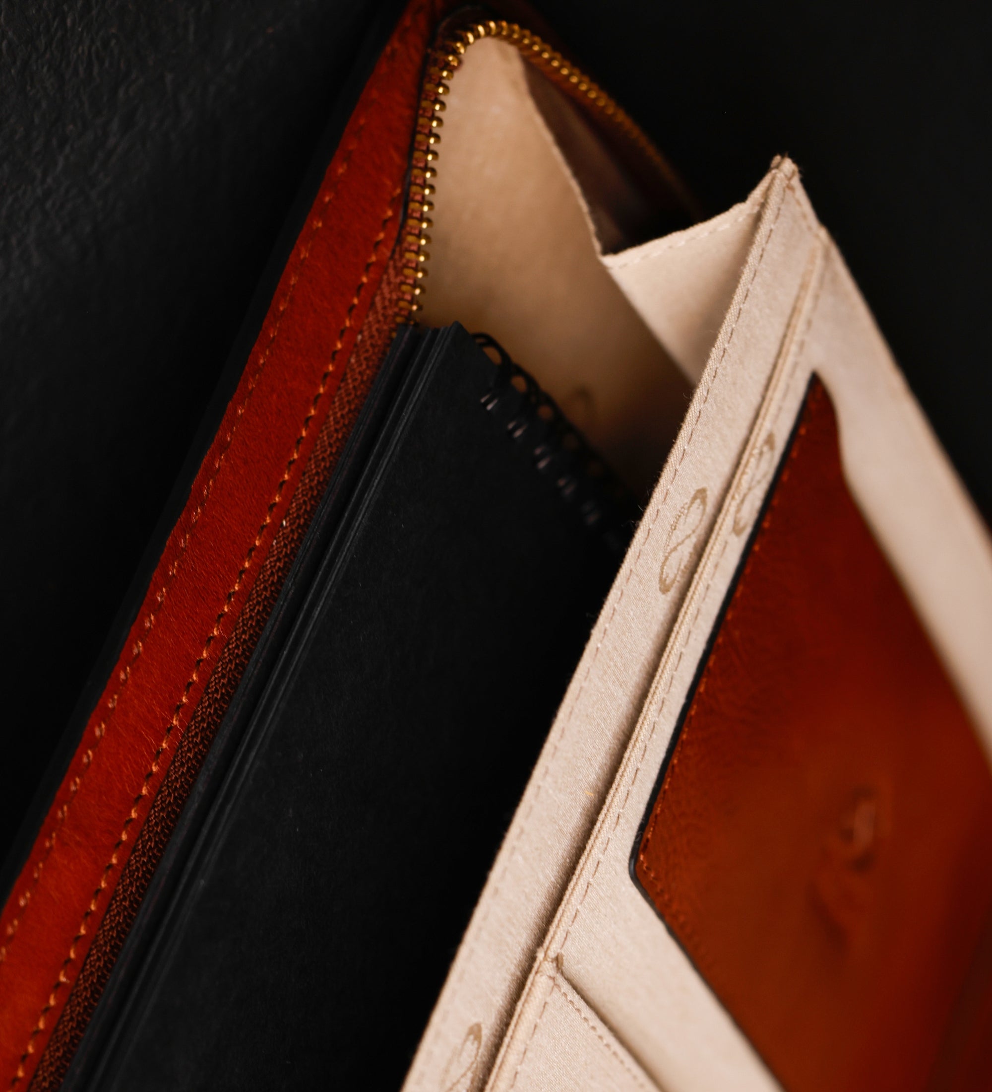 Leather A4 Documents Folder Organizer - Candide